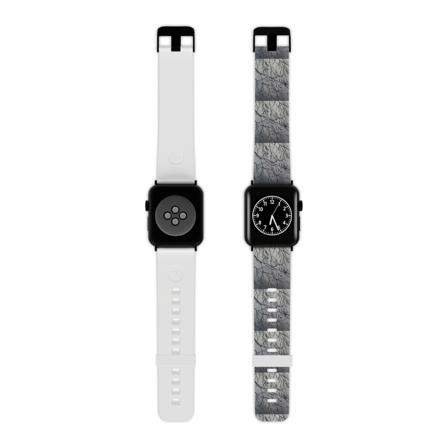 Tranquil Dawn Misty Morning - Serene Tree Branches with Dew Drops Design Watch Band for Apple Watch
