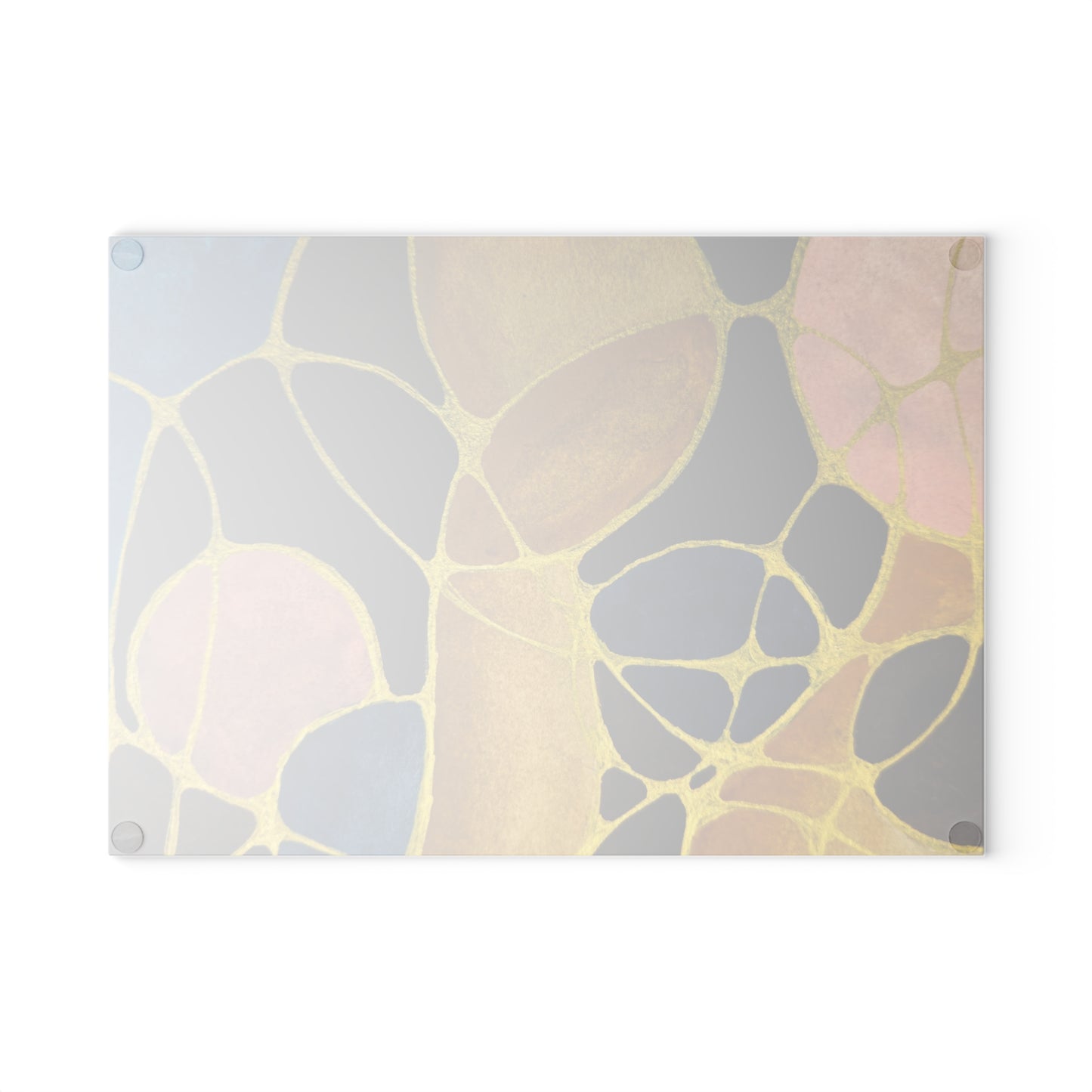 Artistic Glass Cutting Board - Dusk - Modern Abstract Design for Culinary Enthusiasts