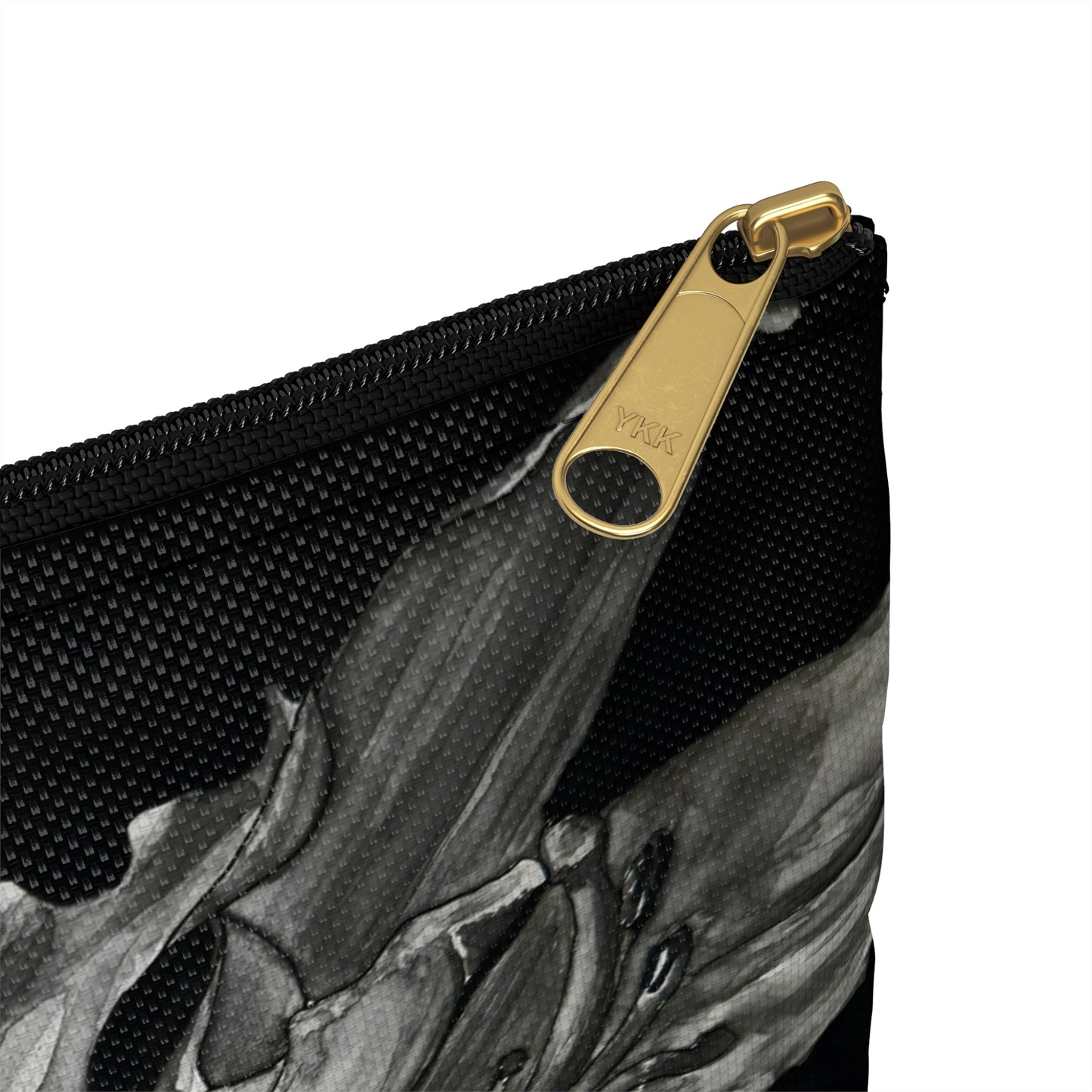 Floral Elegance: Lily Artwork Design Accessory Pouch