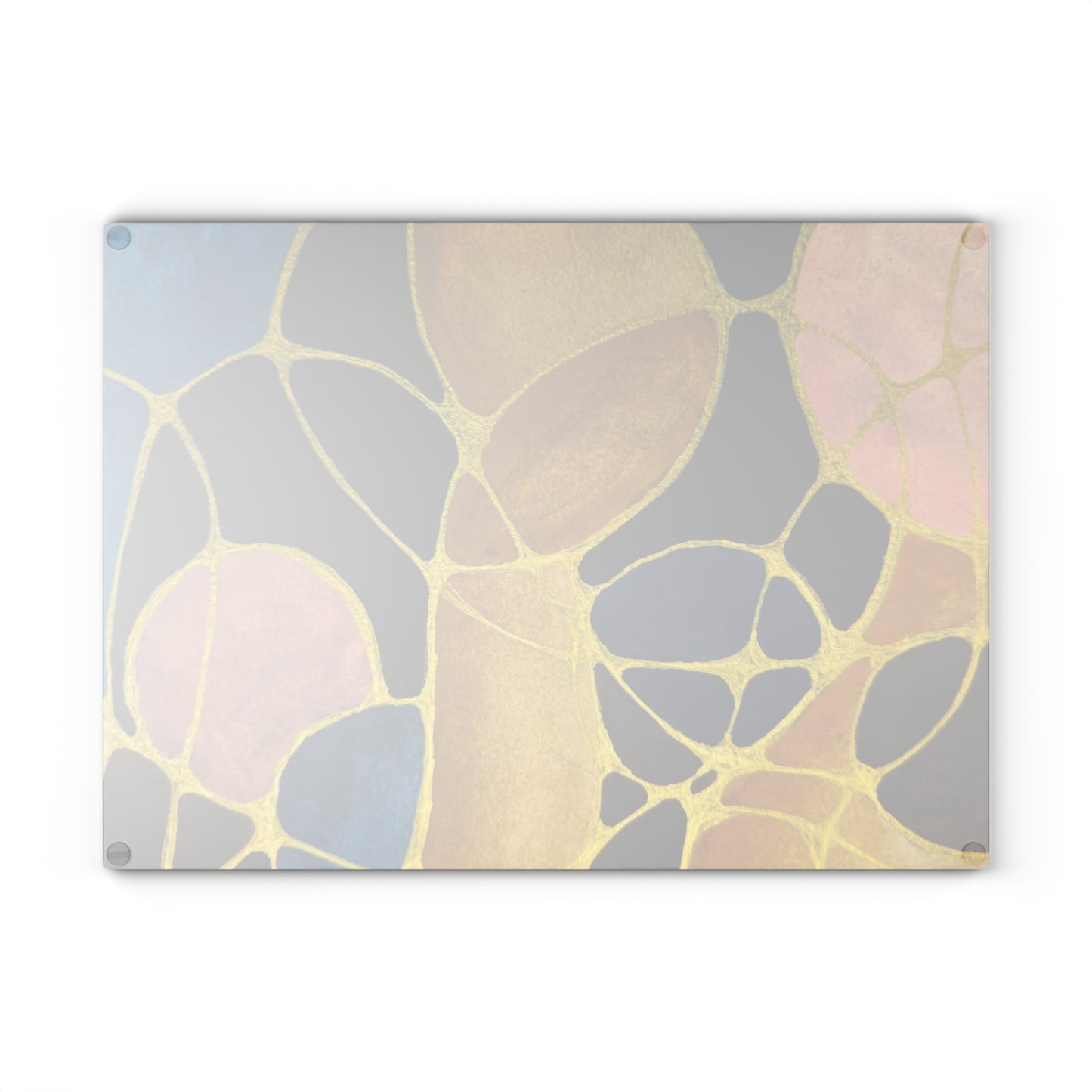 Artistic Glass Cutting Board - Dusk - Modern Abstract Design for Culinary Enthusiasts