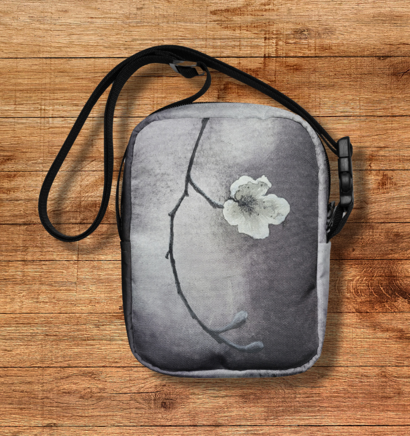 Crossbody Bag - Dogwood Blossom Beauty - Floral Artwork Design Purse
