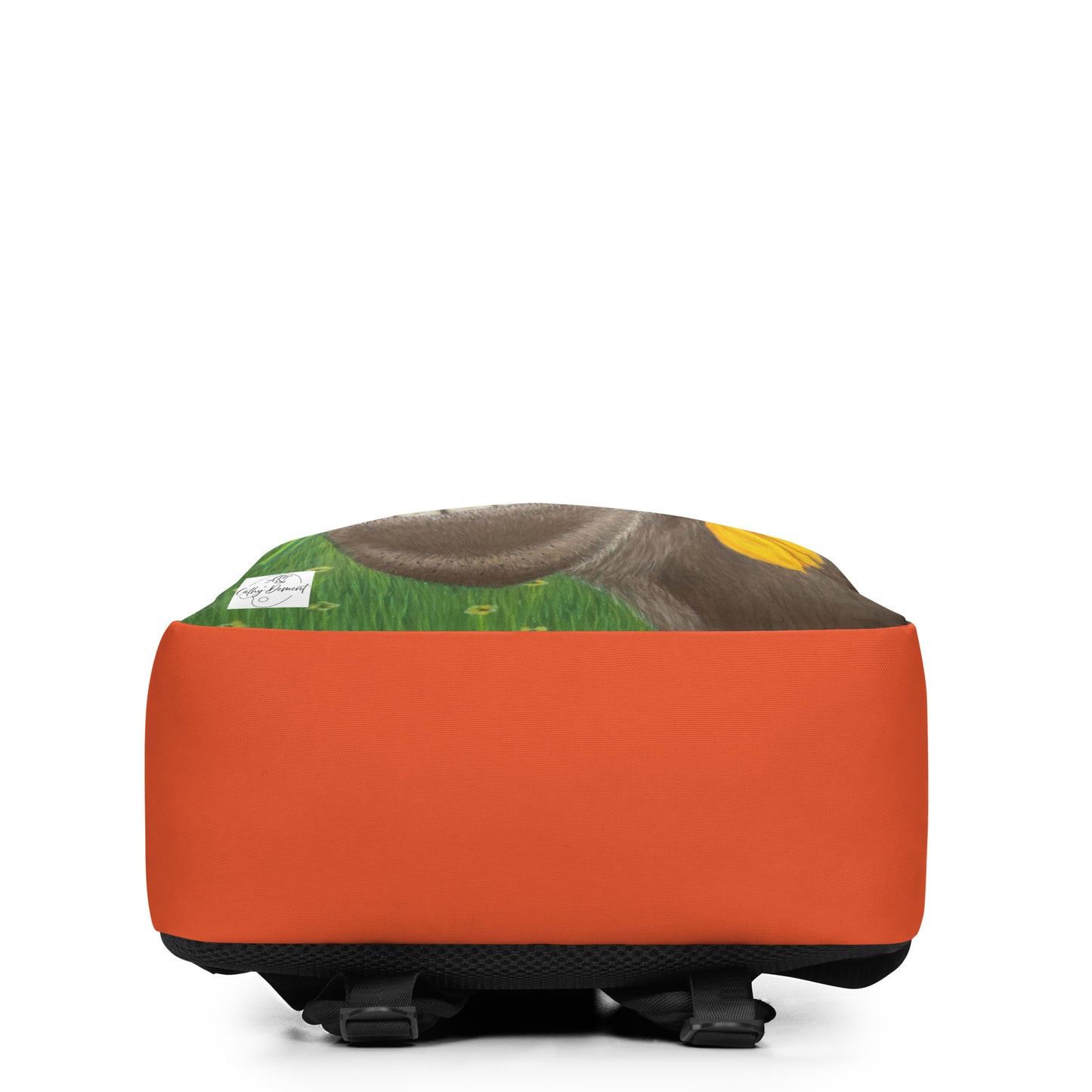 Backpack - The Tulip Thief Whimsical Donkey In Floppy Hat Artwork Bag