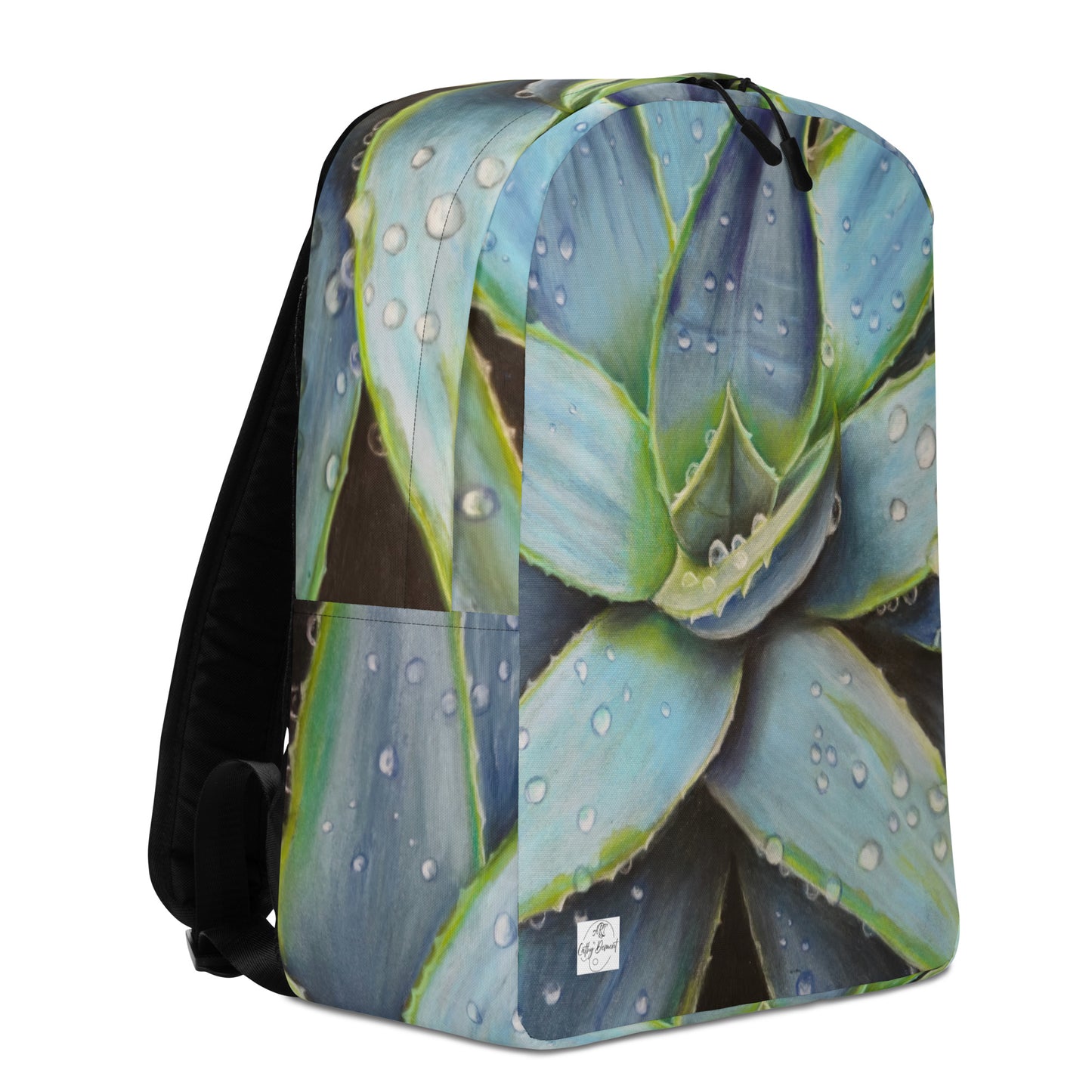 Backpack - Desert Jewel - Vibrant Agave Plant with Dew Drops Artwork by Cathy Dement
