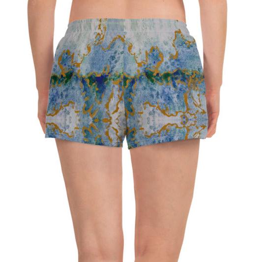 Athletic Shorts - Celestial Dreamscape - Colorful Abstract Artwork Design