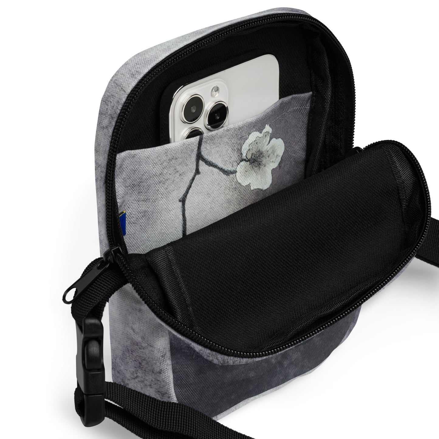 Crossbody Bag - Dogwood Blossom Beauty - Floral Artwork Design Purse