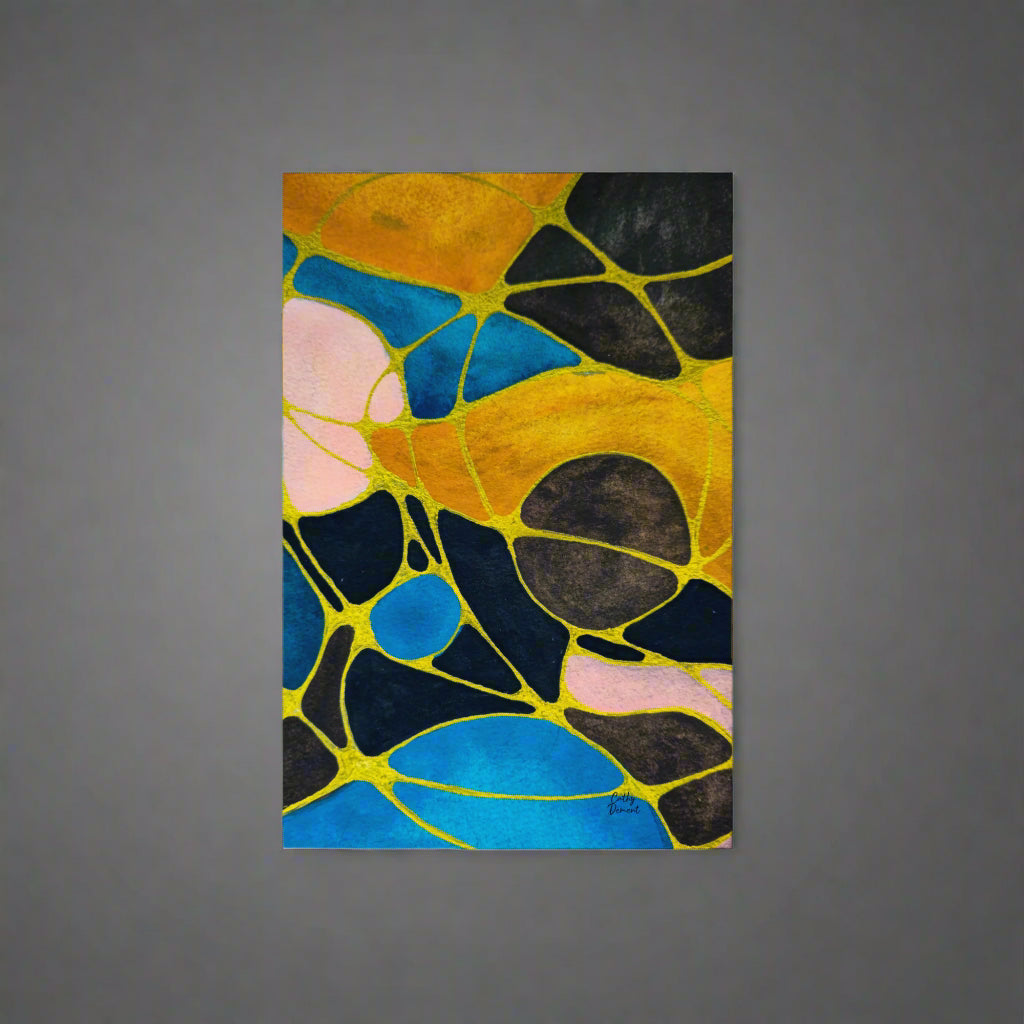 Giclée Print - Dusk - Colorful Abstract Neurographic Artwork by Cathy Dement