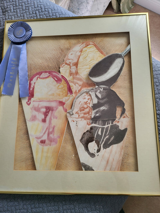 Original Artwork (sold) Ice-cream Sundaes
