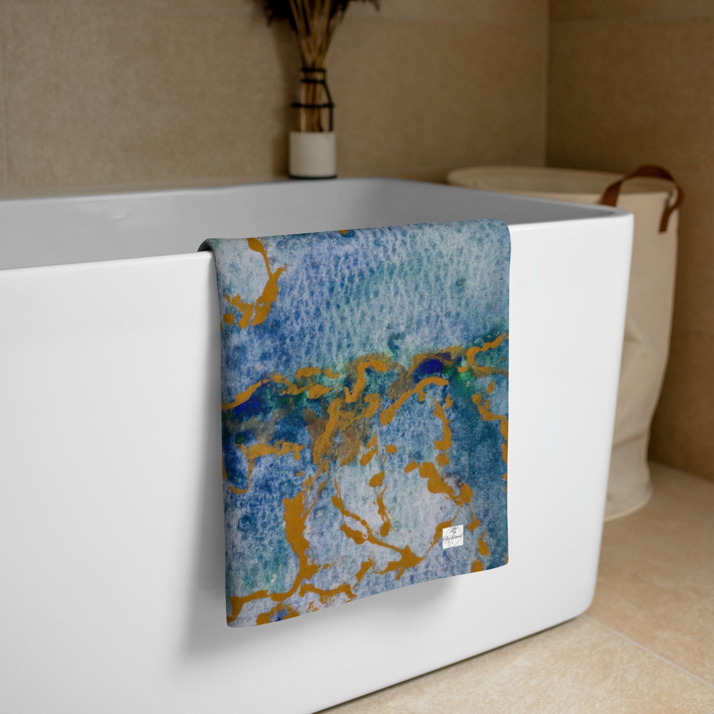 Beach Towel - Celestial Dreamscapes - Colorful Abstract Artwork Design