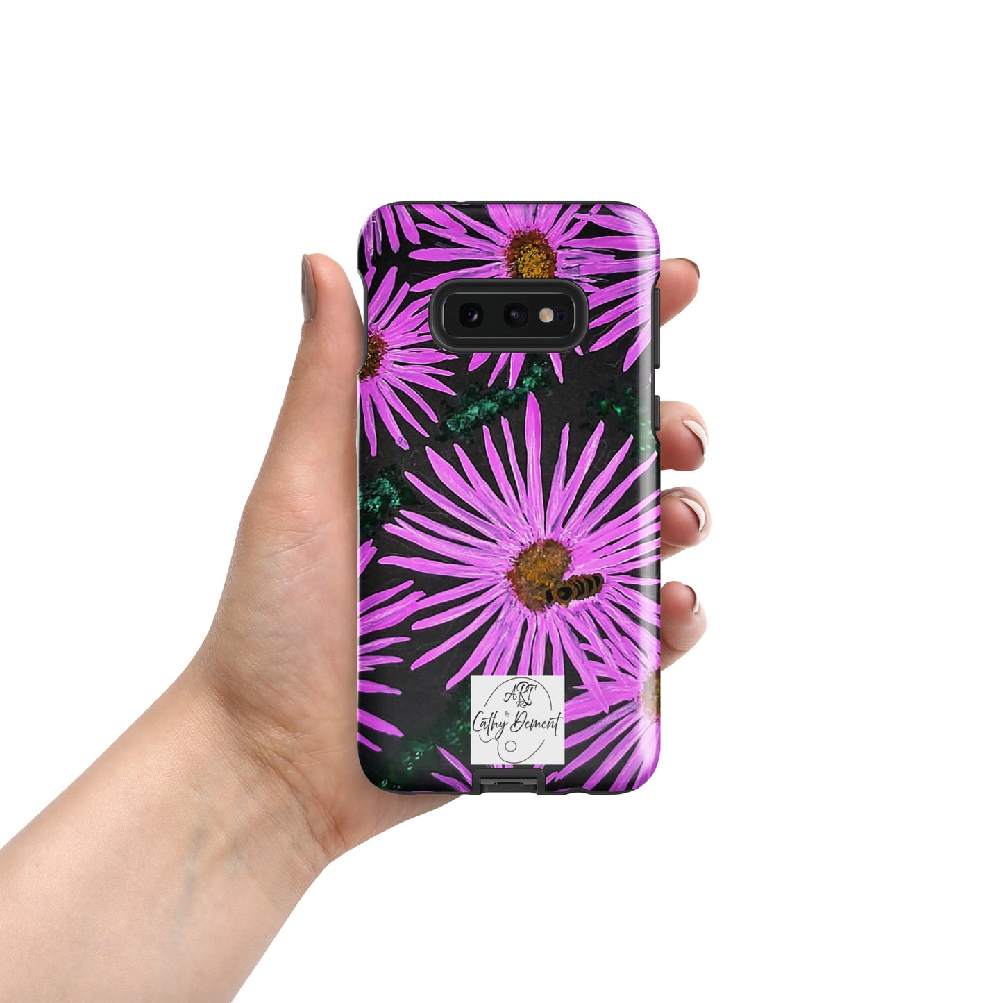 Tough Case for Samsung® Phones - Purple Aster Flowers and Bee
