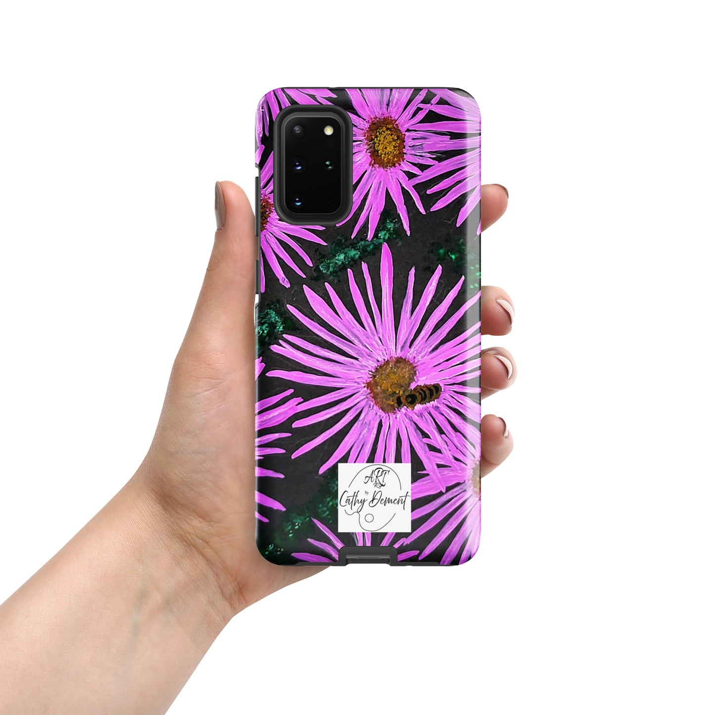 Tough Case for Samsung® Phones - Purple Aster Flowers and Bee