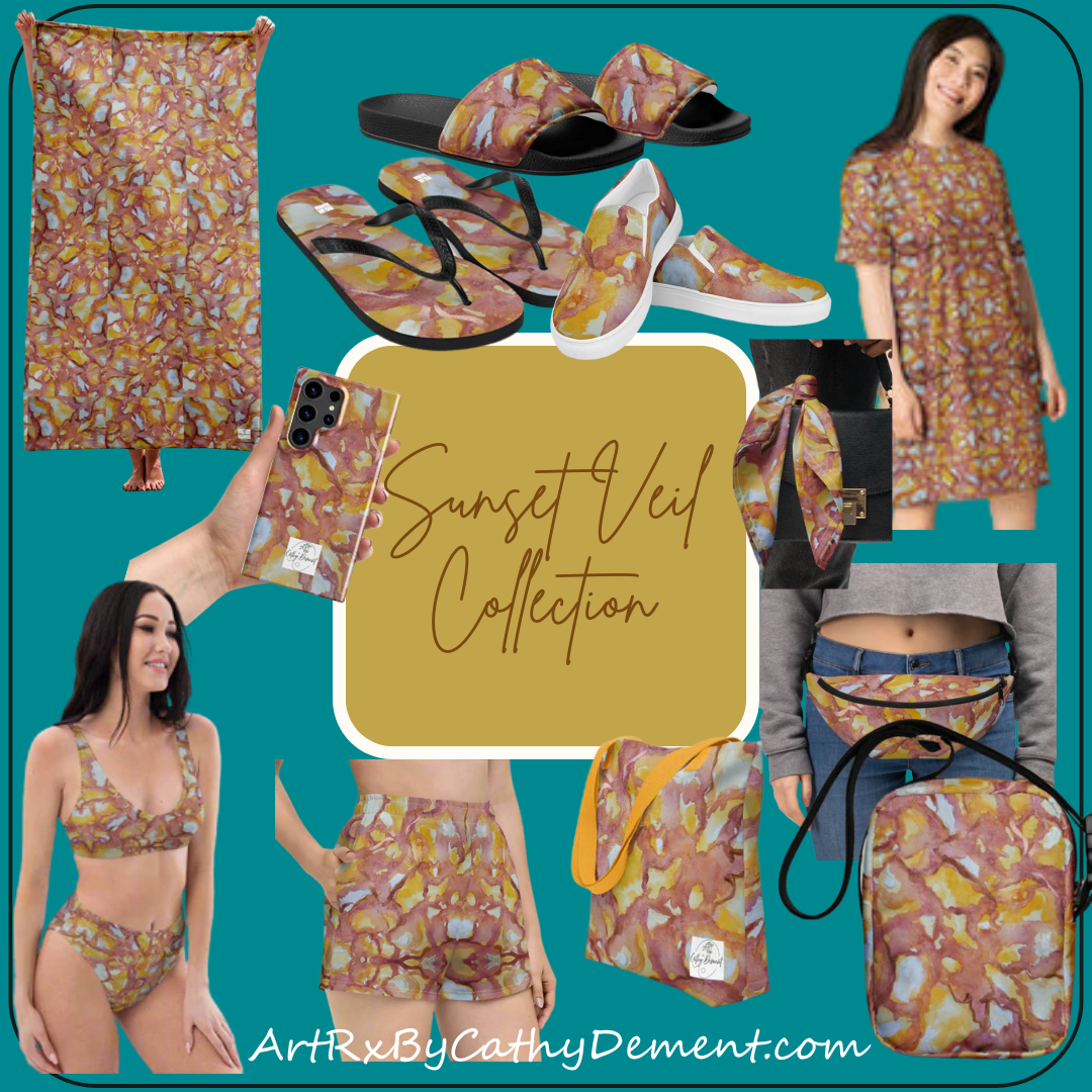 Sunset Veil Collection - Artistic Expression in Every Piece