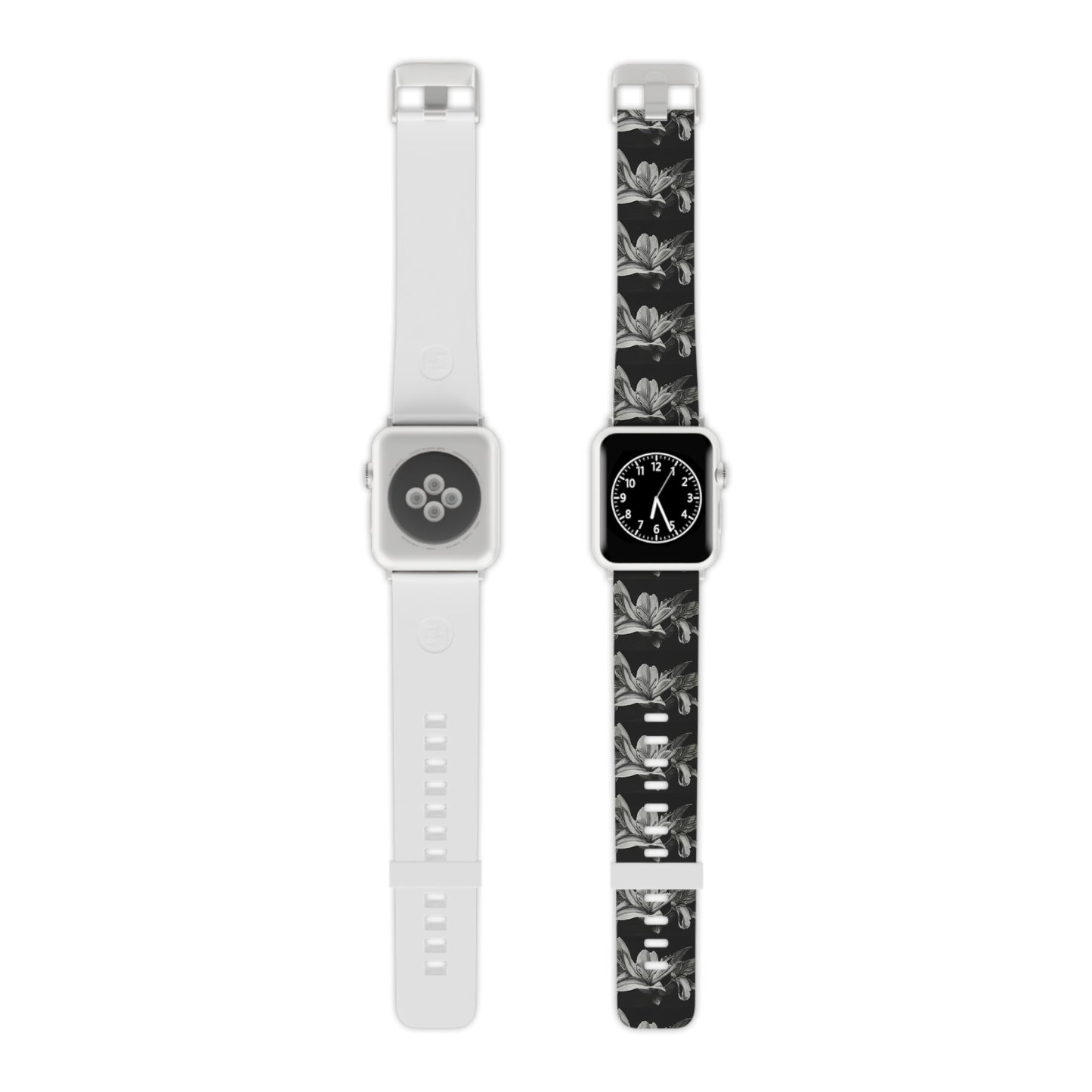 Floral Elegance: Lily Artwork Design Watch Band for Apple Watch