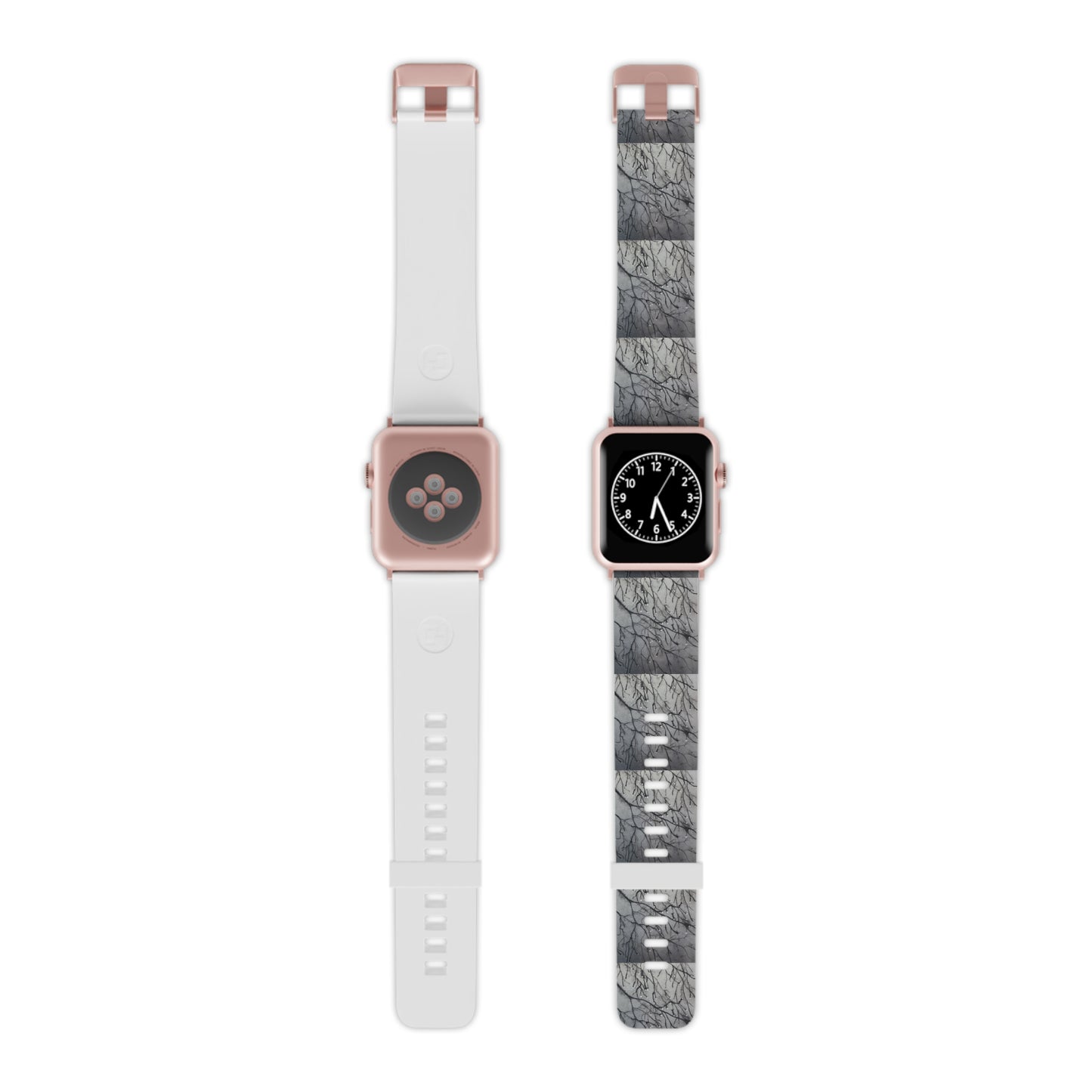 Tranquil Dawn Misty Morning - Serene Tree Branches with Dew Drops Design Watch Band for Apple Watch