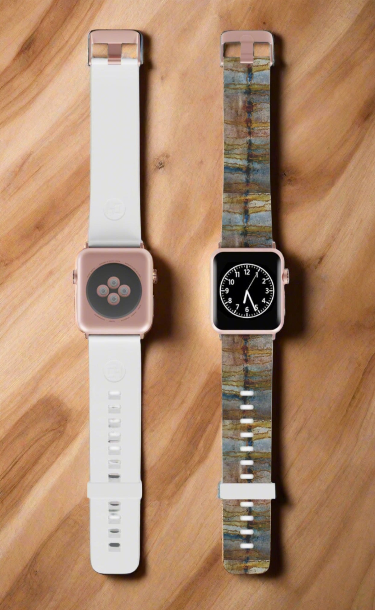 Twilight Reflections - Abstract Sunset Watch Band for Apple Watch