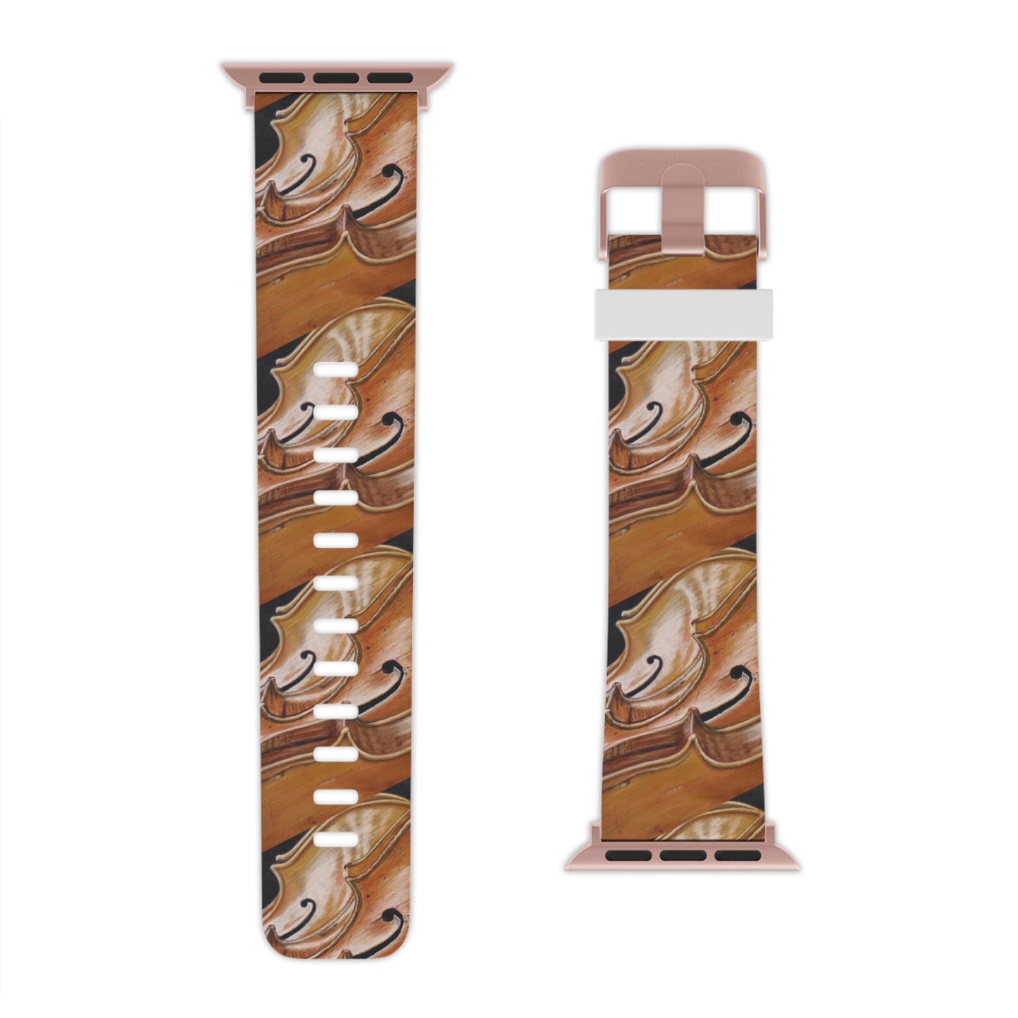 Harmonious Melodies - Cello Trio Artwork Design Watch Band for Apple Watch