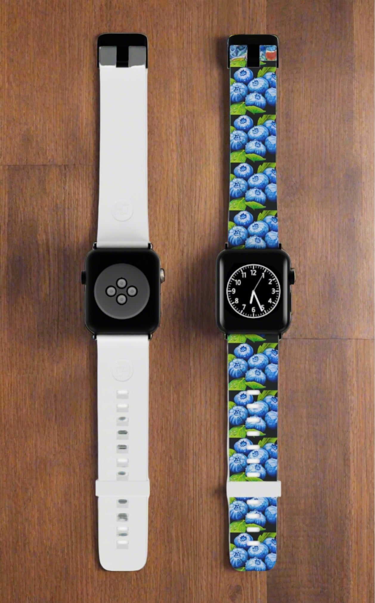 Blueberry Bliss - Colorful Blueberries with Water Droplets Watch Band for Apple Watch