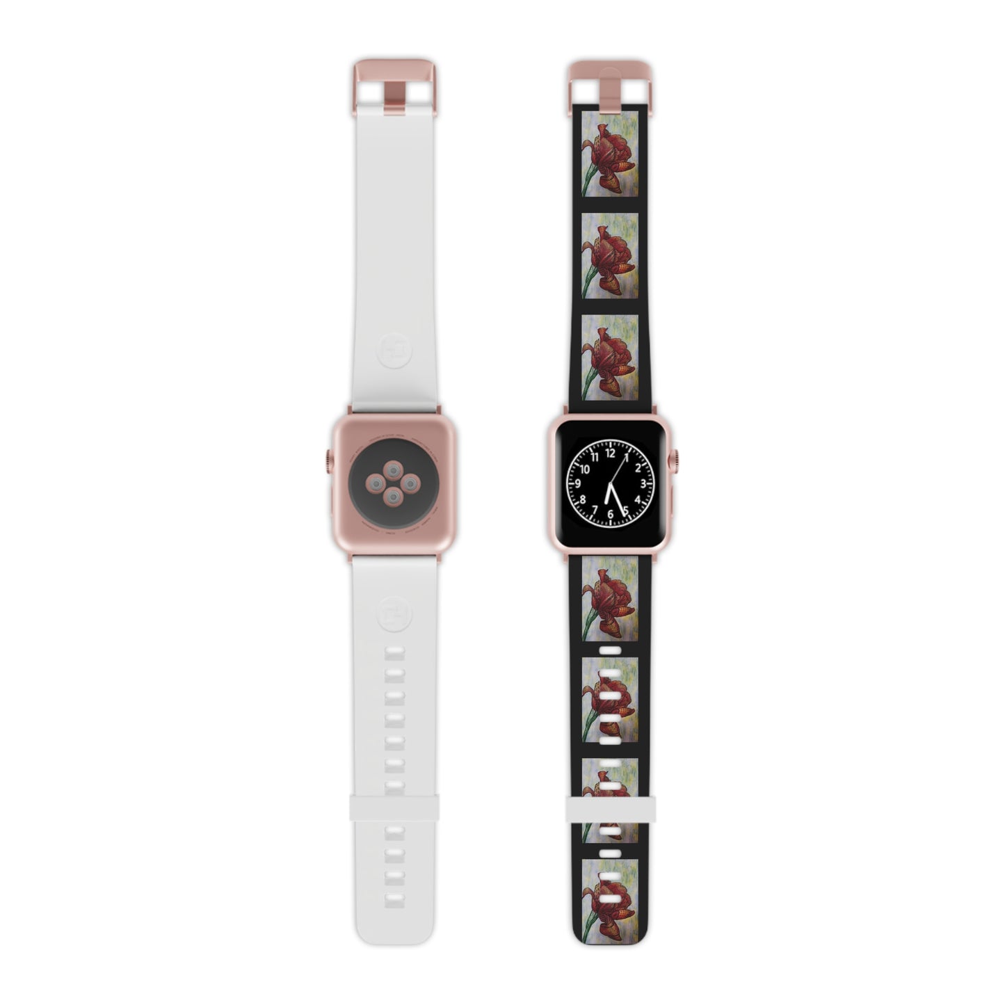 Zen Floral Harmony - Zentangle Artwork Watch Band for Apple Watch