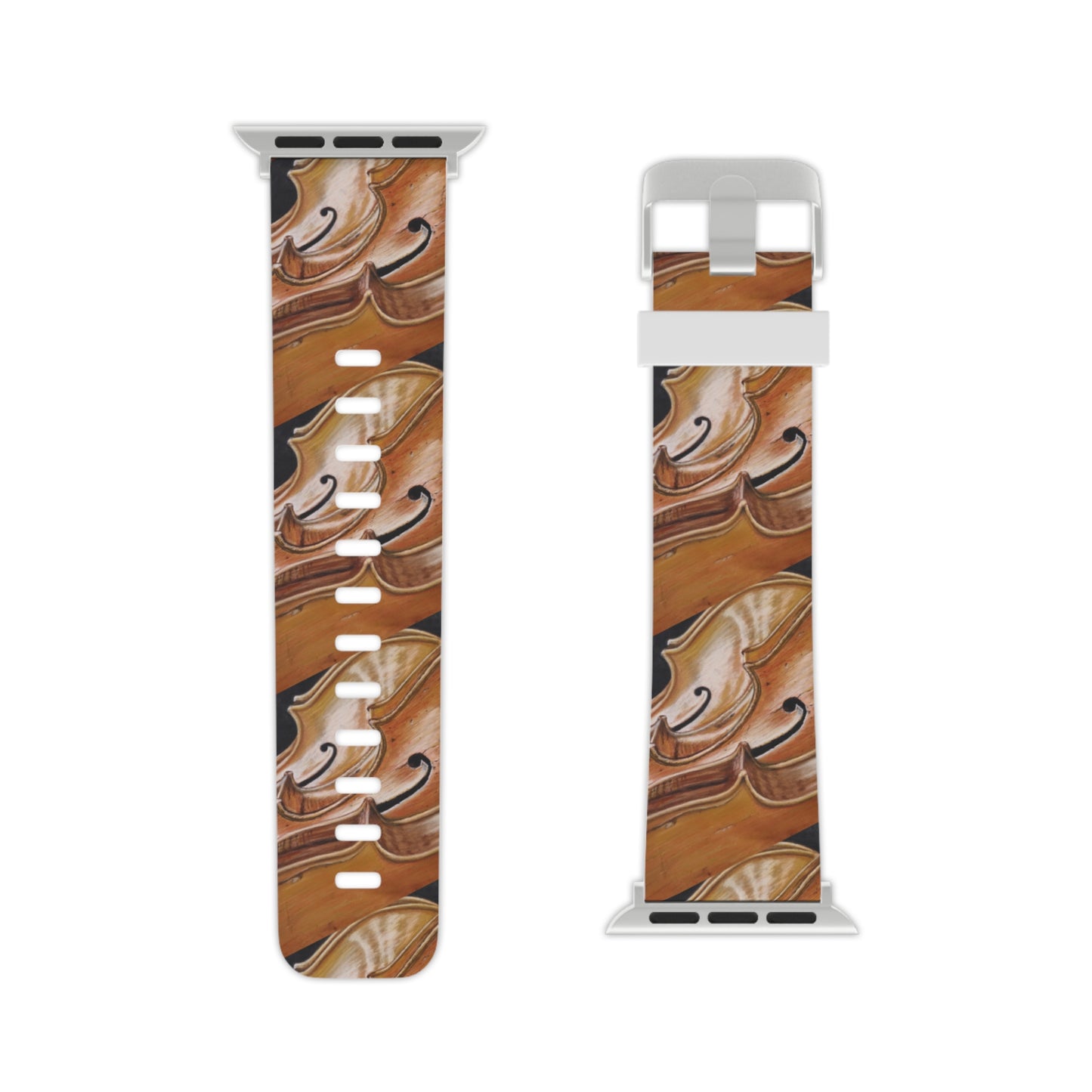 Harmonious Melodies - Cello Trio Artwork Design Watch Band for Apple Watch