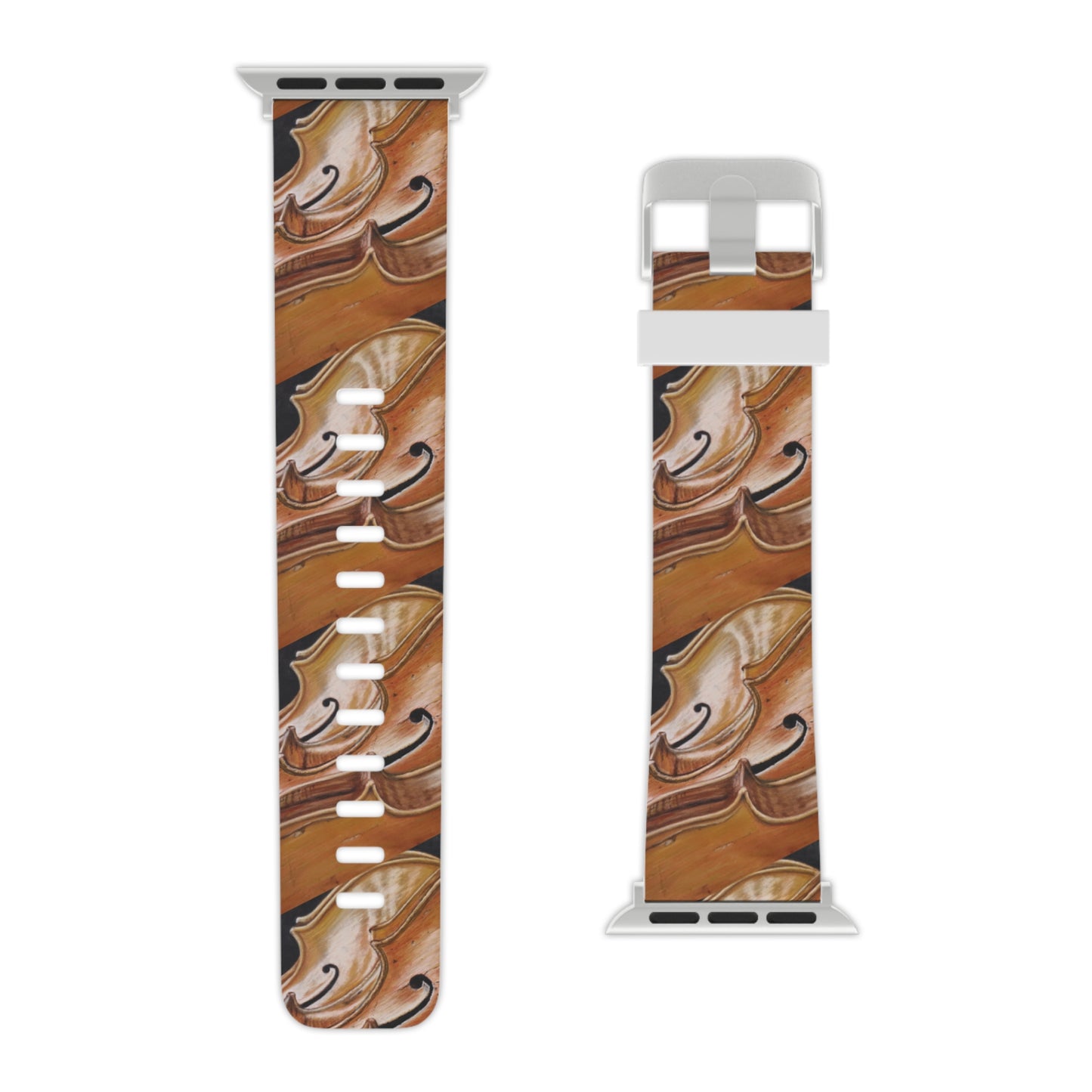 Harmonious Melodies - Cello Trio Artwork Design Watch Band for Apple Watch