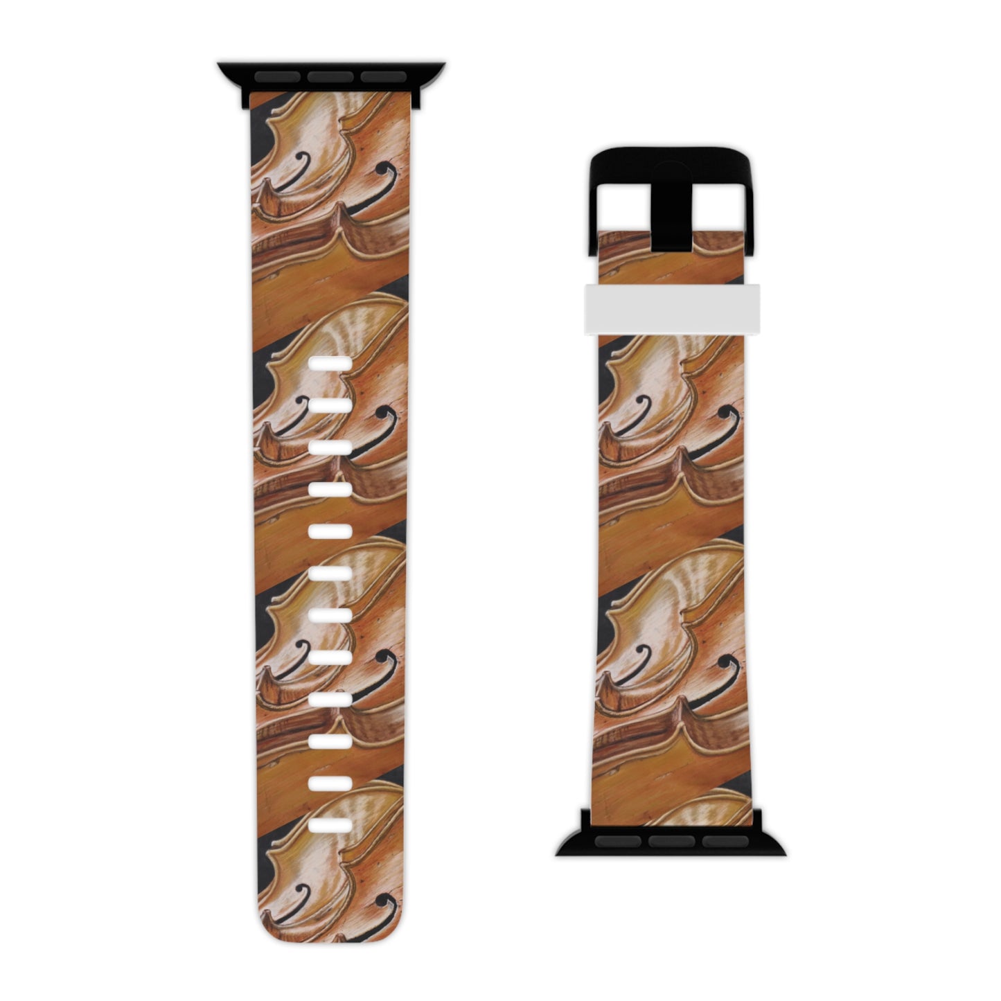 Harmonious Melodies - Cello Trio Artwork Design Watch Band for Apple Watch