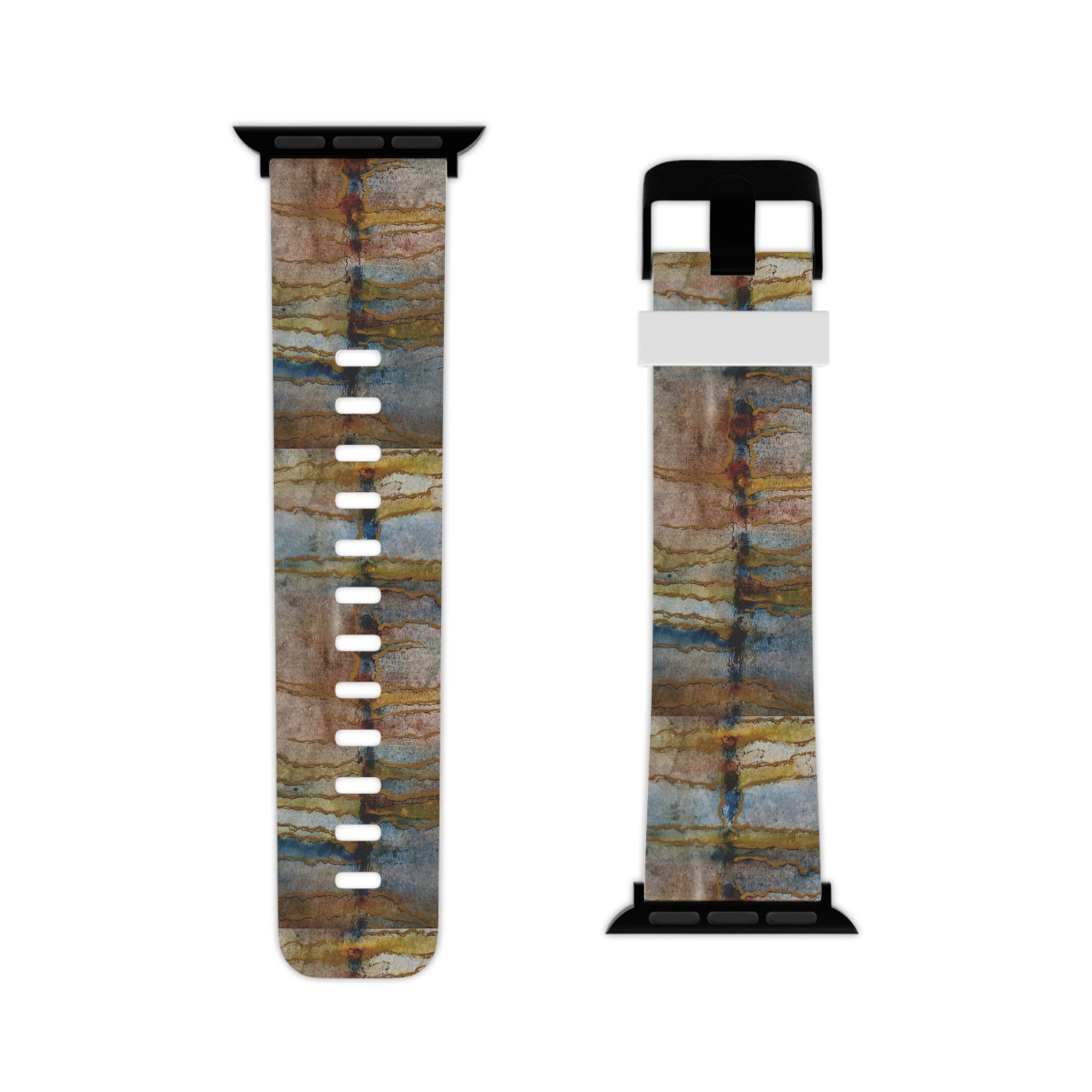 Twilight Reflections - Abstract Sunset Watch Band for Apple Watch