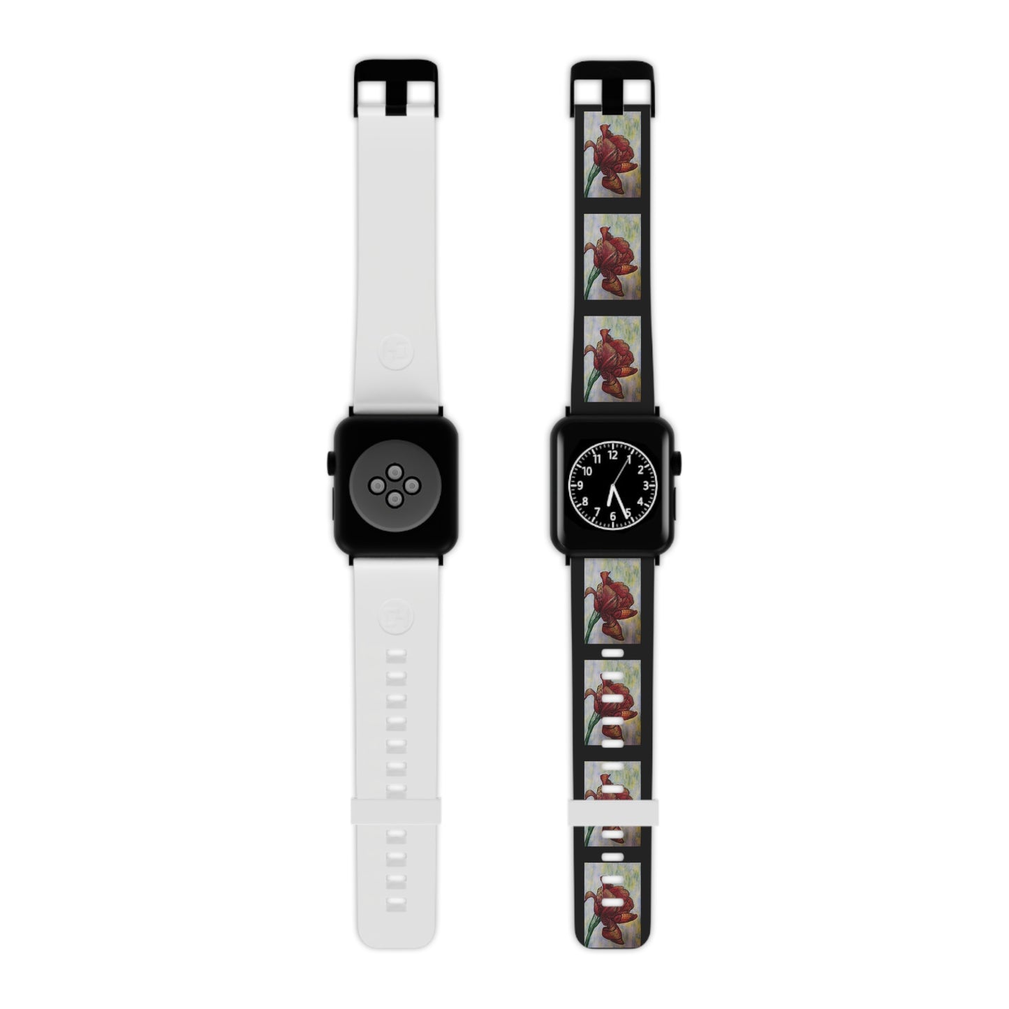 Zen Floral Harmony - Zentangle Artwork Watch Band for Apple Watch