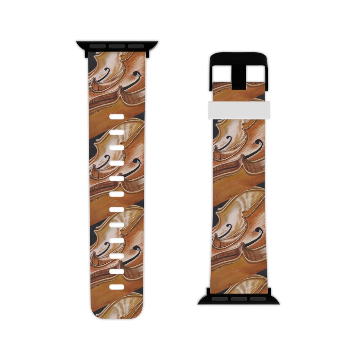 Harmonious Melodies - Cello Trio Artwork Design Watch Band for Apple Watch