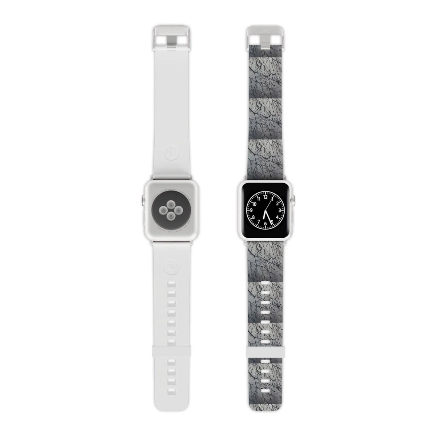 Tranquil Dawn Misty Morning - Serene Tree Branches with Dew Drops Design Watch Band for Apple Watch