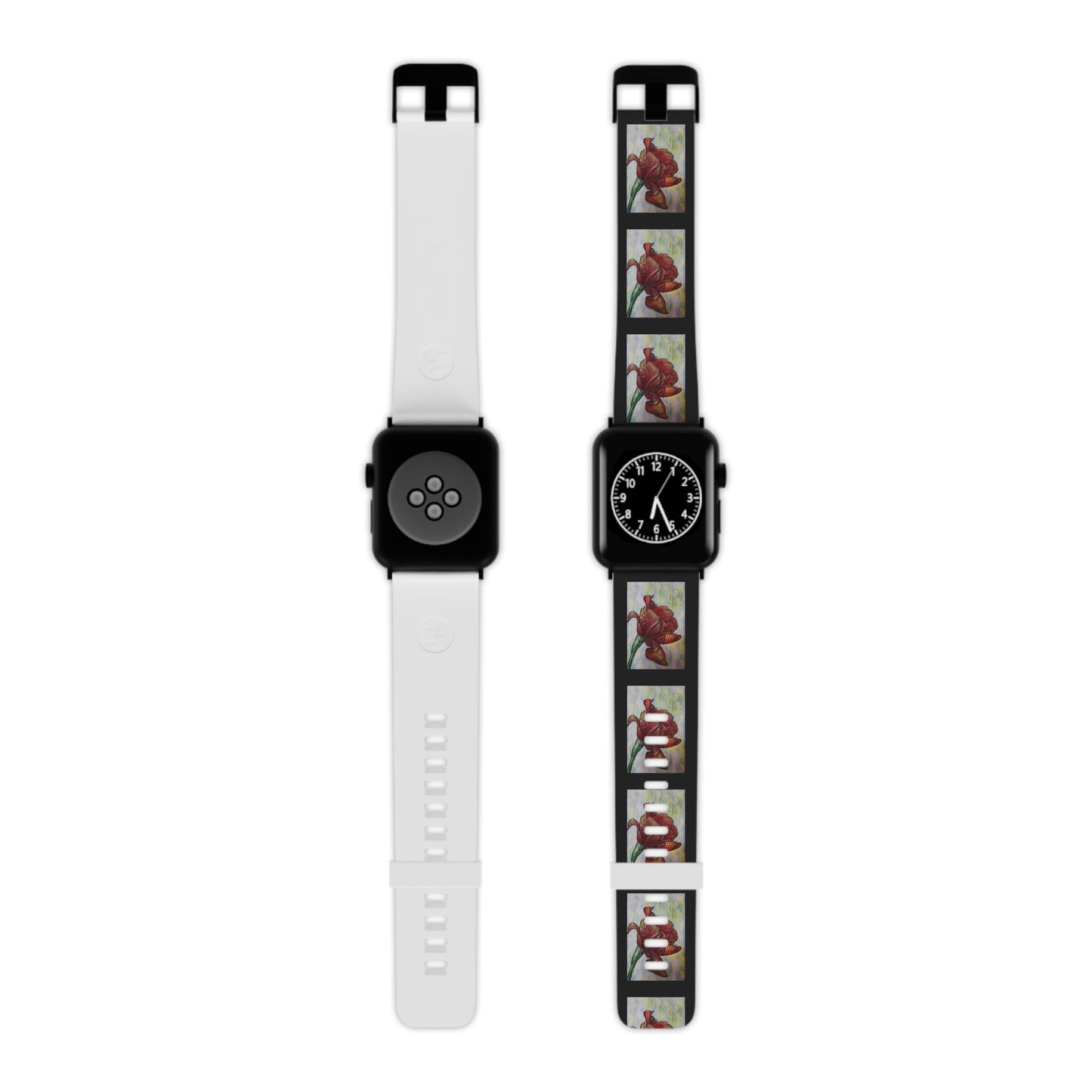 Zen Floral Harmony - Zentangle Artwork Watch Band for Apple Watch