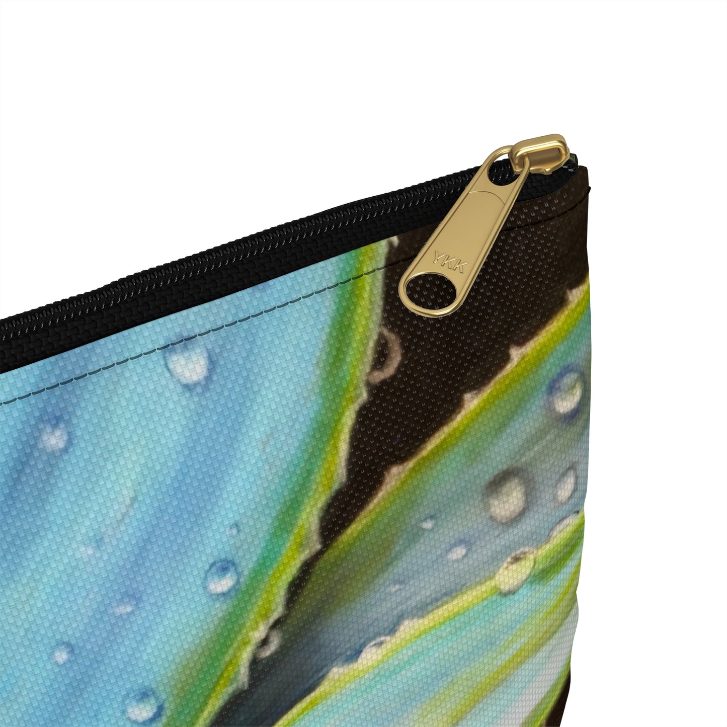 Accessory Pouch - Desert Jewel - Vibrant Agave Plant with Dew Drops