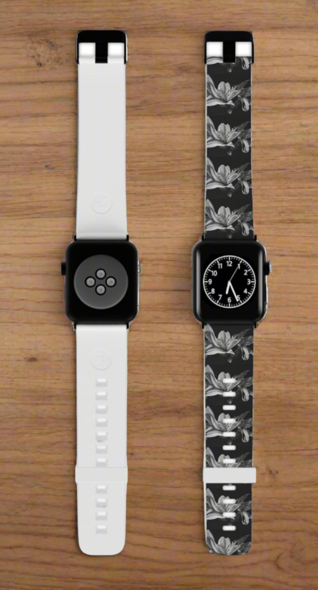 Floral Elegance: Lily Artwork Design Watch Band for Apple Watch