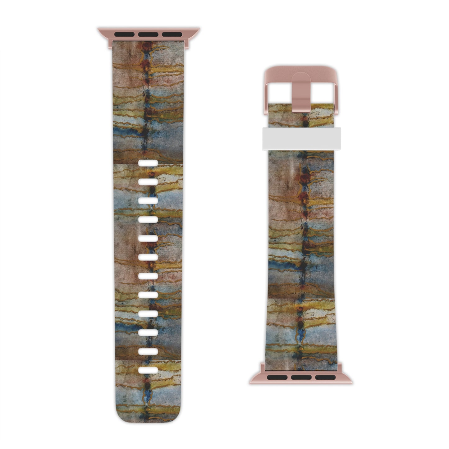 Twilight Reflections - Abstract Sunset Watch Band for Apple Watch