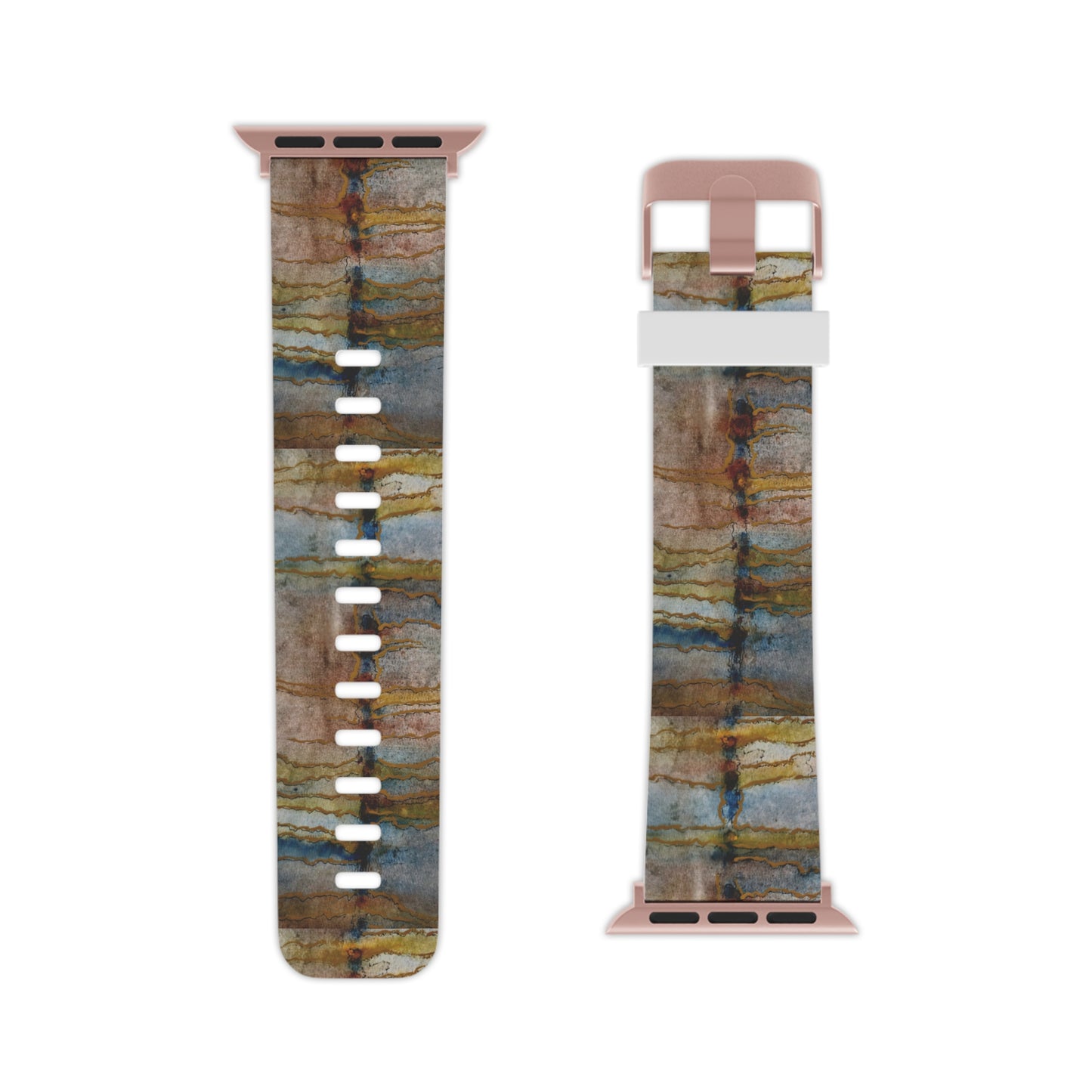 Twilight Reflections - Abstract Sunset Watch Band for Apple Watch