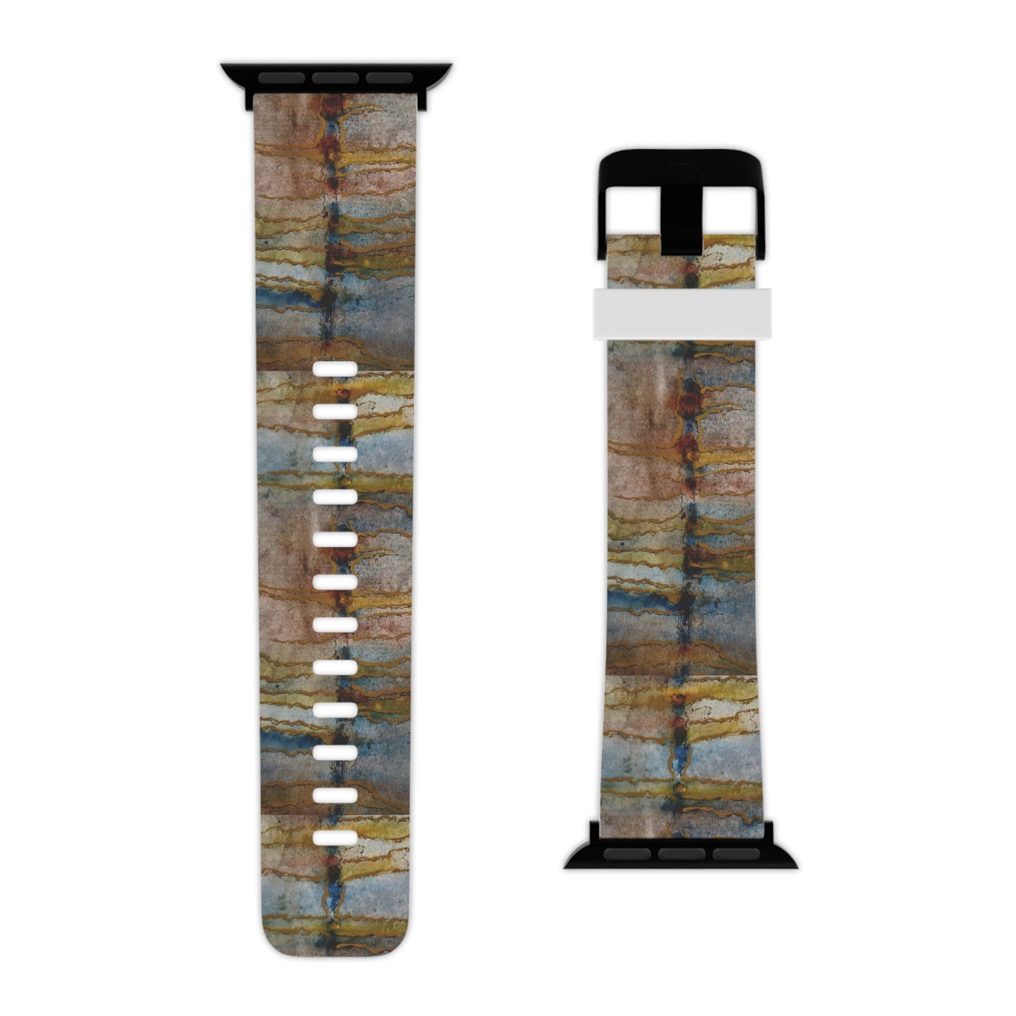 Twilight Reflections - Abstract Sunset Watch Band for Apple Watch