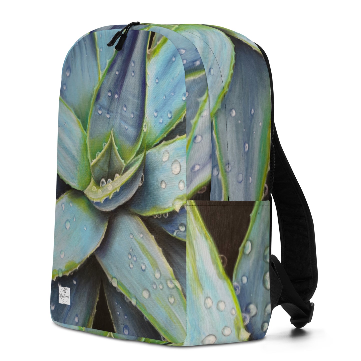 Backpack - Desert Jewel - Vibrant Agave Plant with Dew Drops Artwork by Cathy Dement