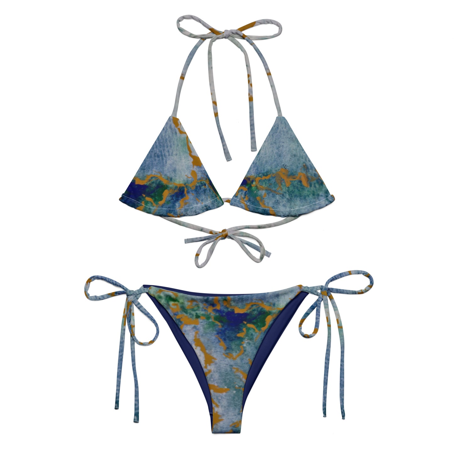 String Bikini - Celestial Dreamscape - Colorful Abstract Artwork Design