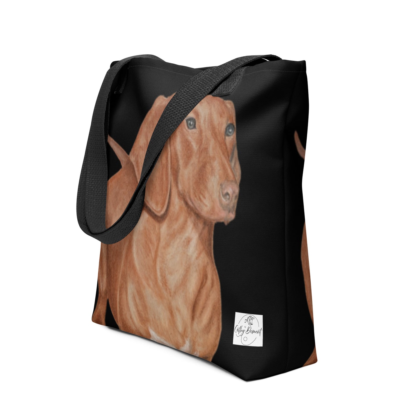 Tote Bag - Cute Dachshund Dog Artwork, Weenie Dog Art By Cathy Dement