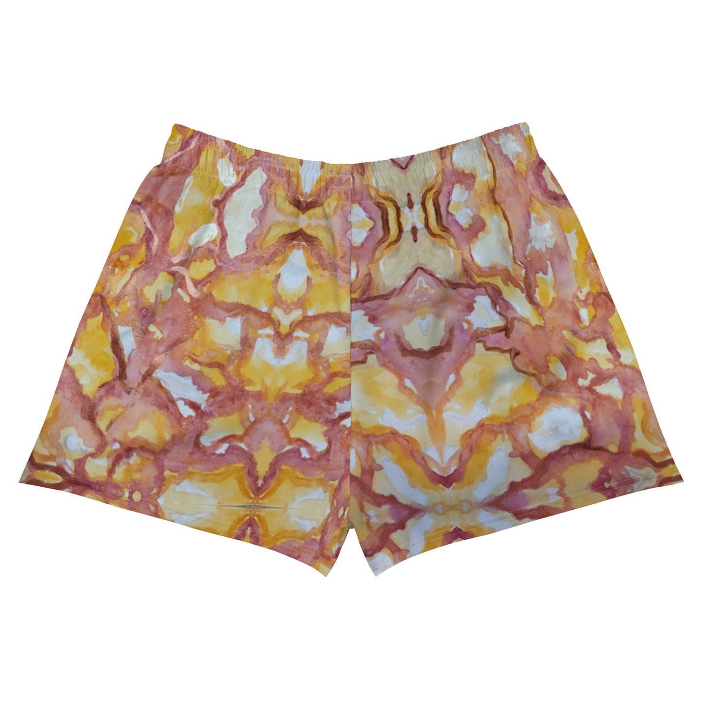 Athletic Shorts - Sunset Veil - Colorful Abstract Artwork Design