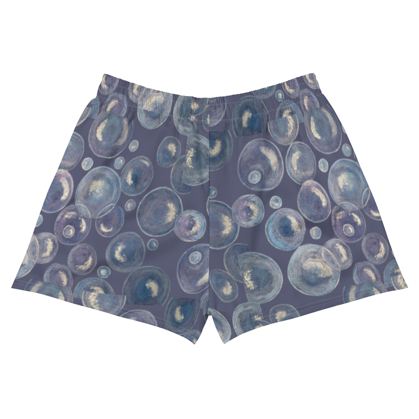 Athletic Shorts - Tranquil Reflections - Colorful Abstract Bubble Artwork Design