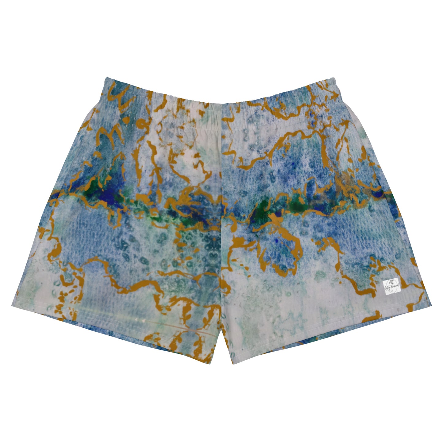 Athletic Shorts - Celestial Dreamscape - Colorful Abstract Artwork Design