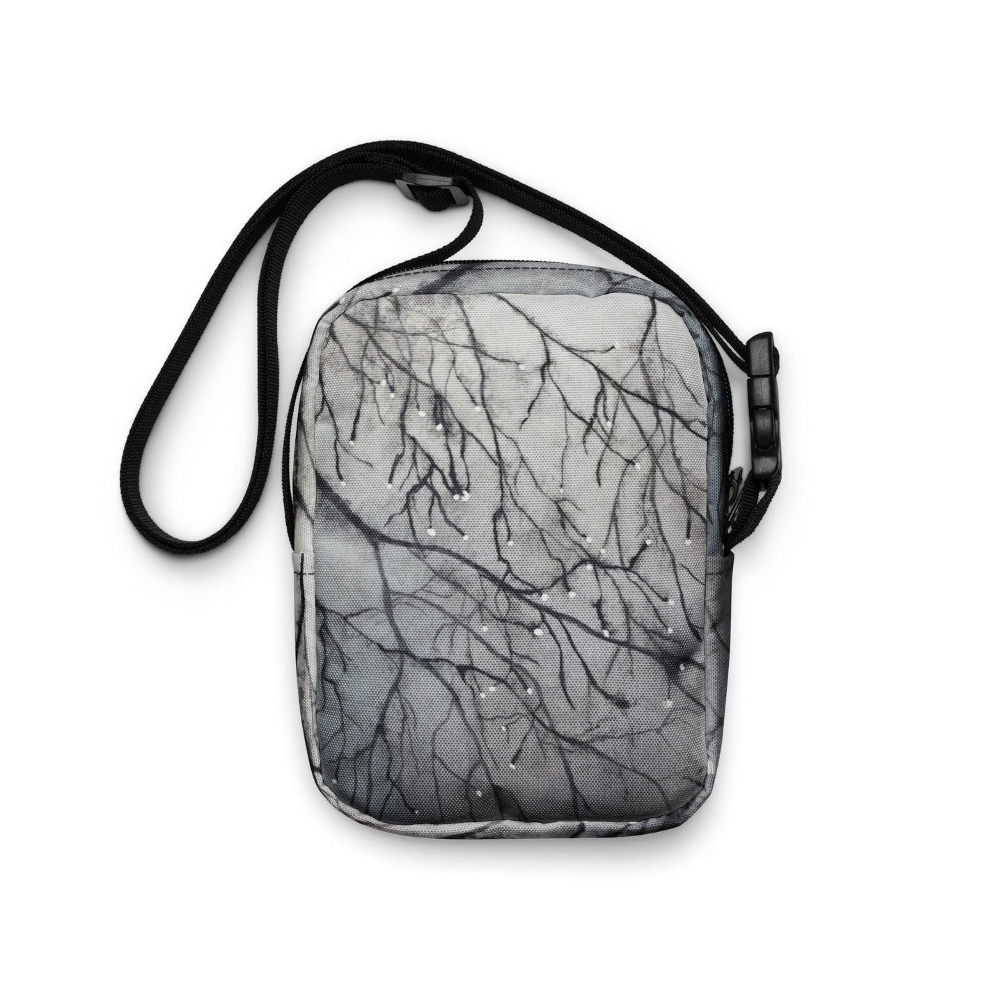 Utility Crossbody Bag Purse: Tranquil Dawn Misty Morning