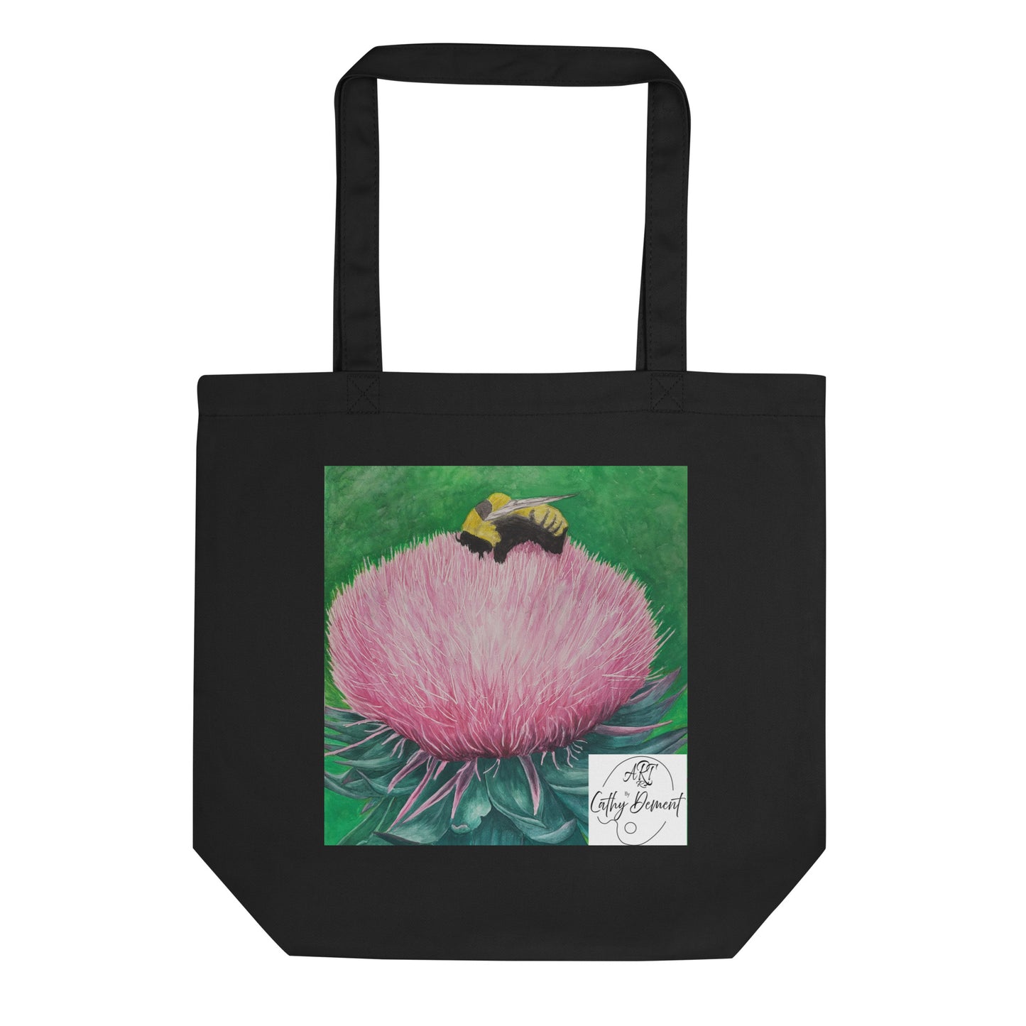 Bumblebee Bliss: Pink Blossom EcoTote Bag