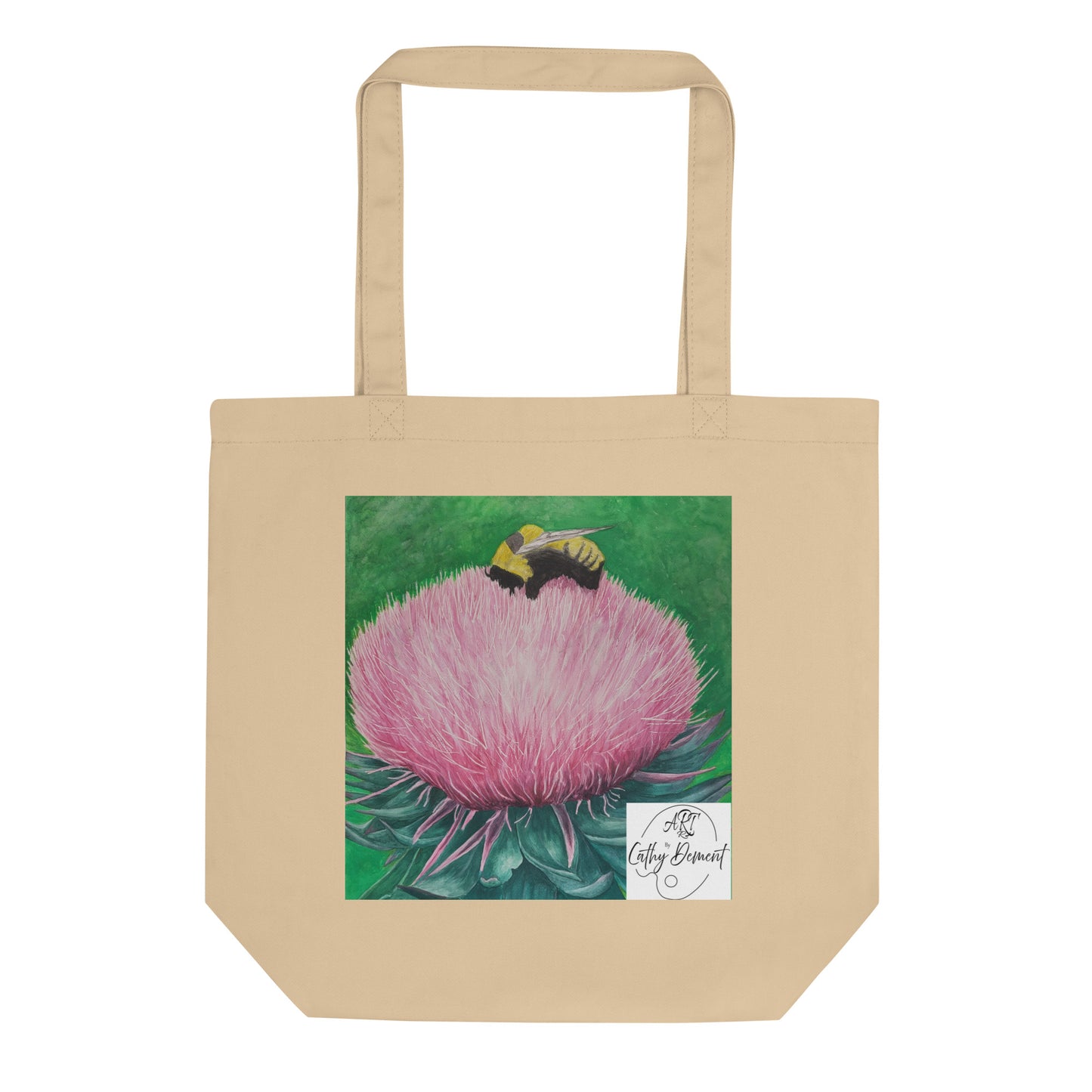 Bumblebee Bliss: Pink Blossom EcoTote Bag