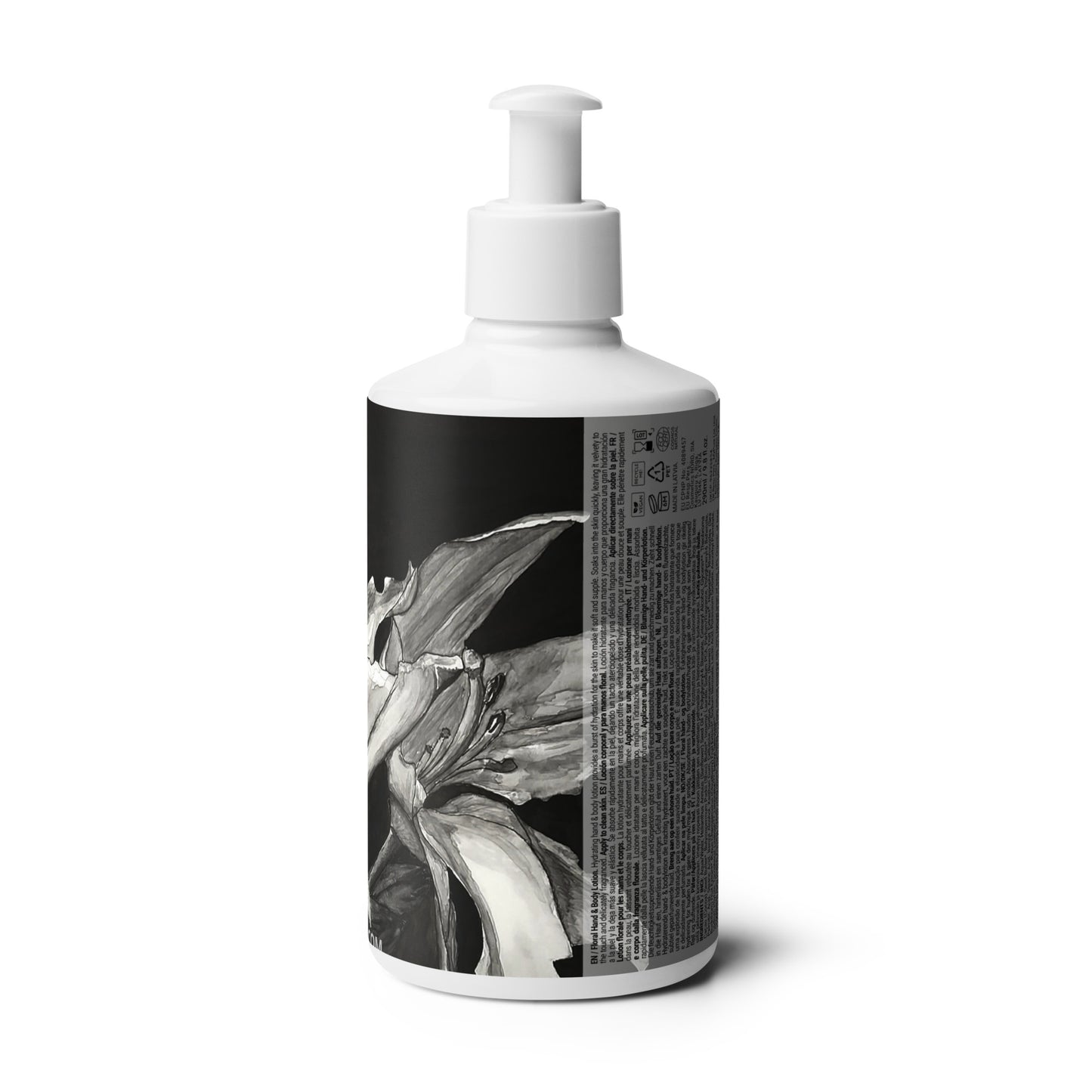 Floral Elegance: Lily Design Floral Scented Hand & Body Lotion