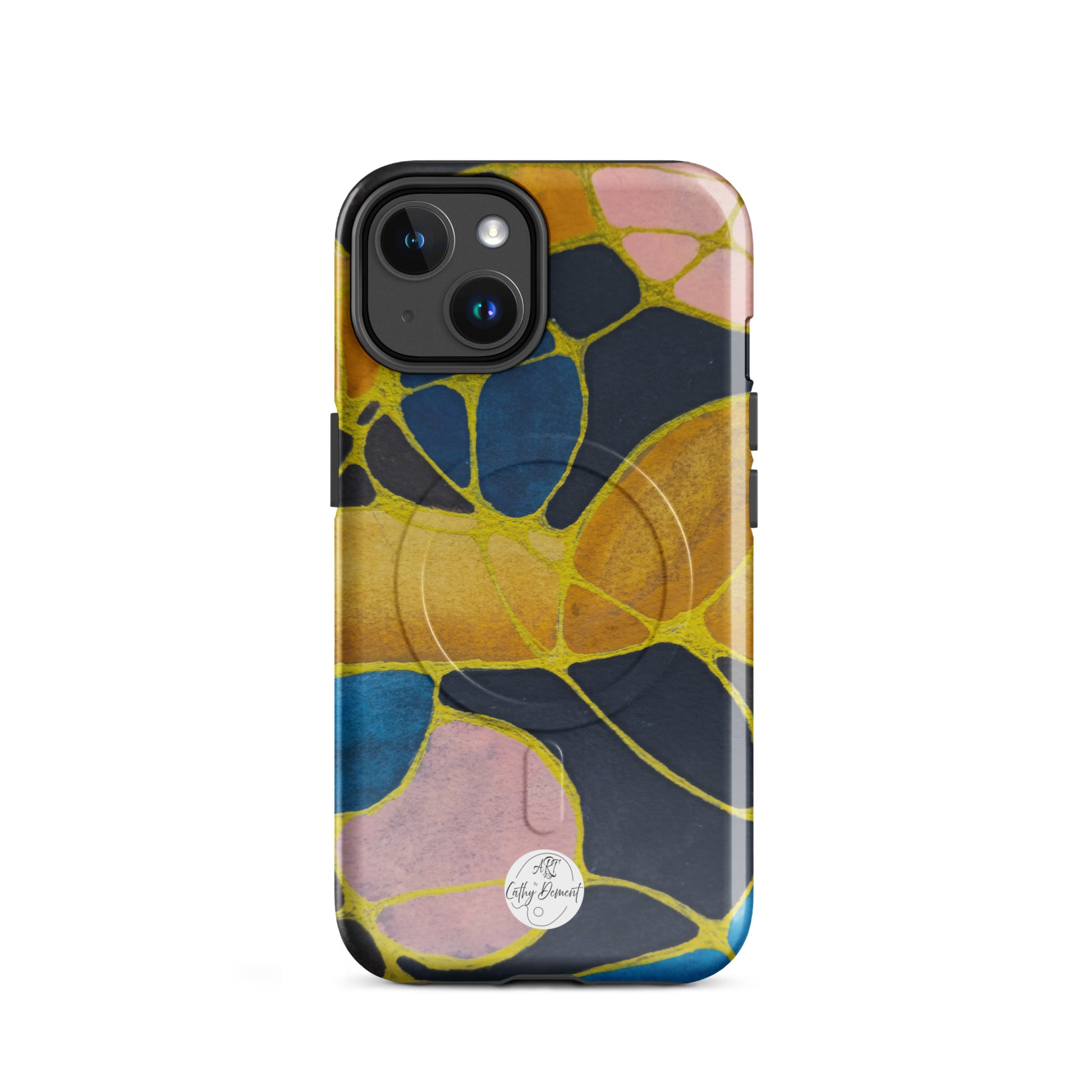 MagSafe® tough Case for iPhone® - Dusk - Vibrant Abstract Artwork Design - Cell Phone Case