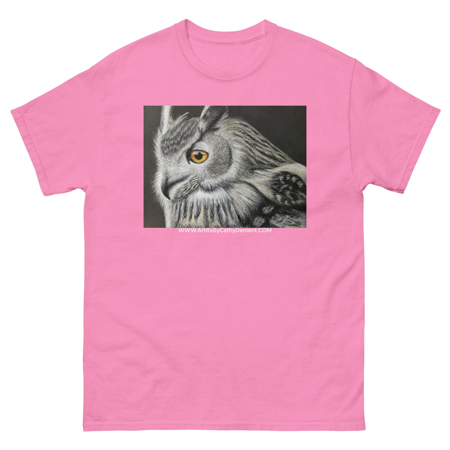 Owl Serenity: Owl in Tree Design Men's classic tee