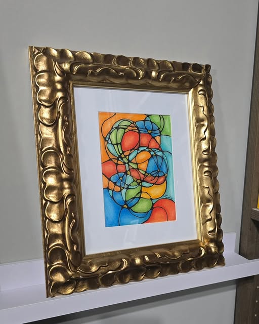 Original Artwork - Petals in Motion - Vibrant Abstract Floral Artwork by Cathy Dement