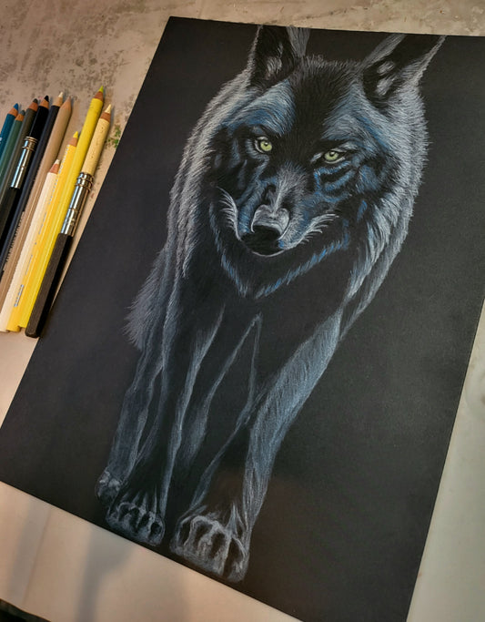 Previous commission (sold) wolf