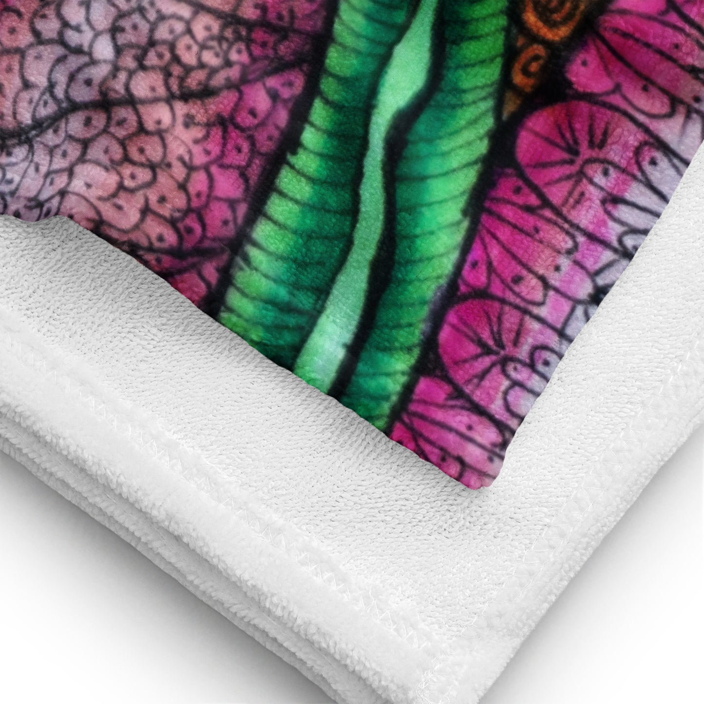 Beach Towel - Zen Bloom - Colorful Abstract Artwork Design