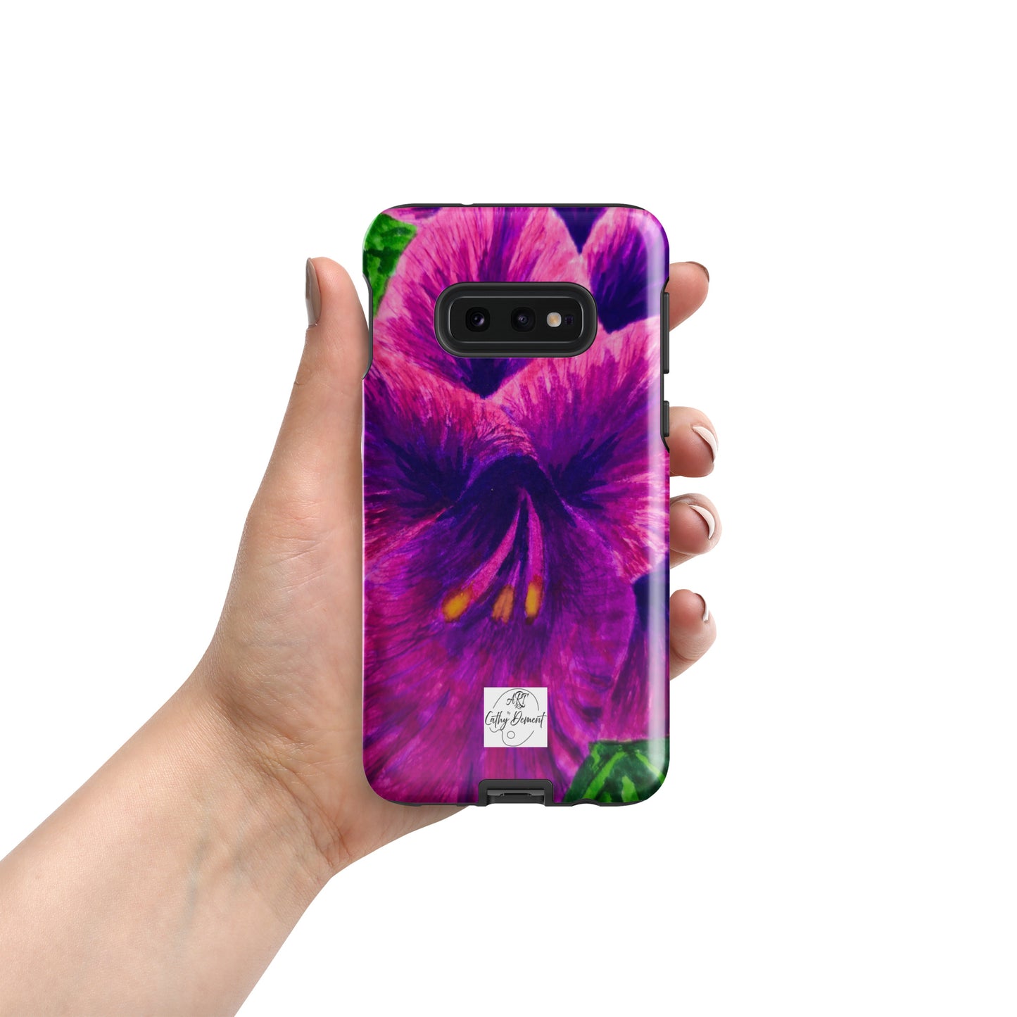 Tough case for Samsung® Phones - Royal Reverie: Purple Gladiola Artwork